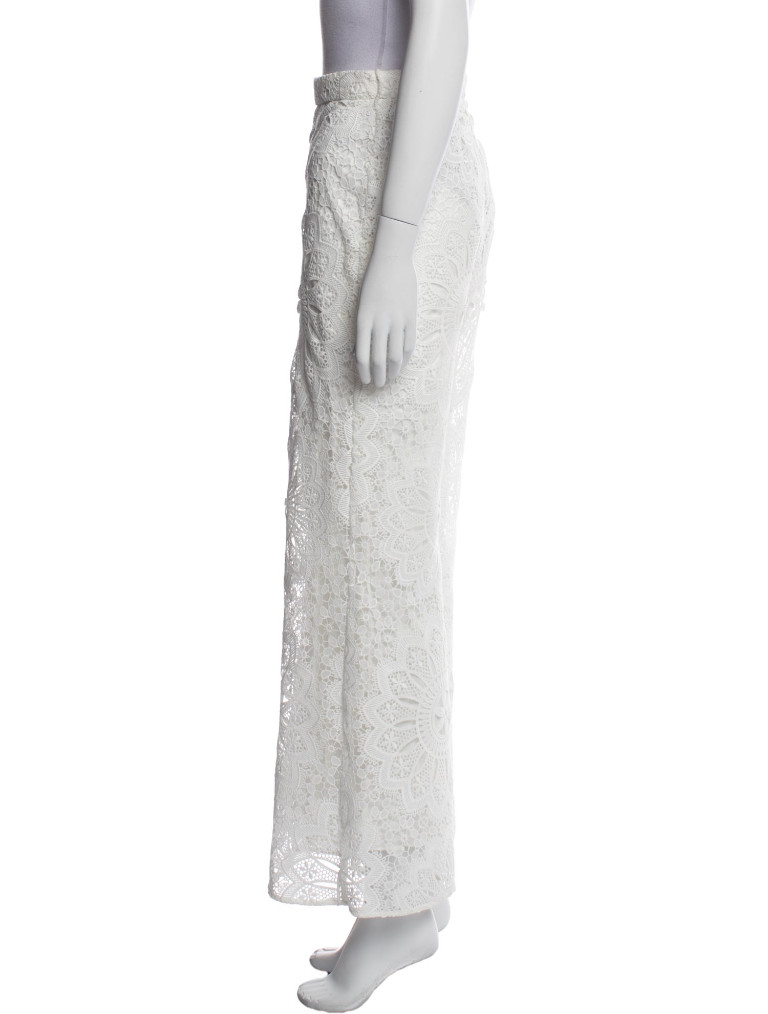 Zimmermann Lace Pattern Wide Leg Pants