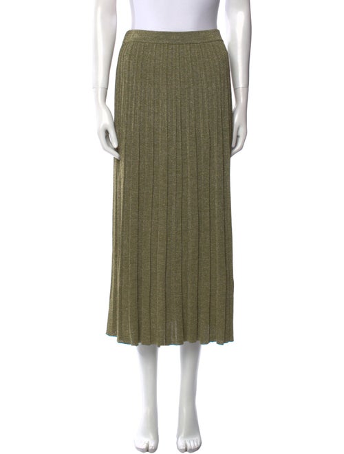 Zimmermann Pleated Accents Midi Length Skirt