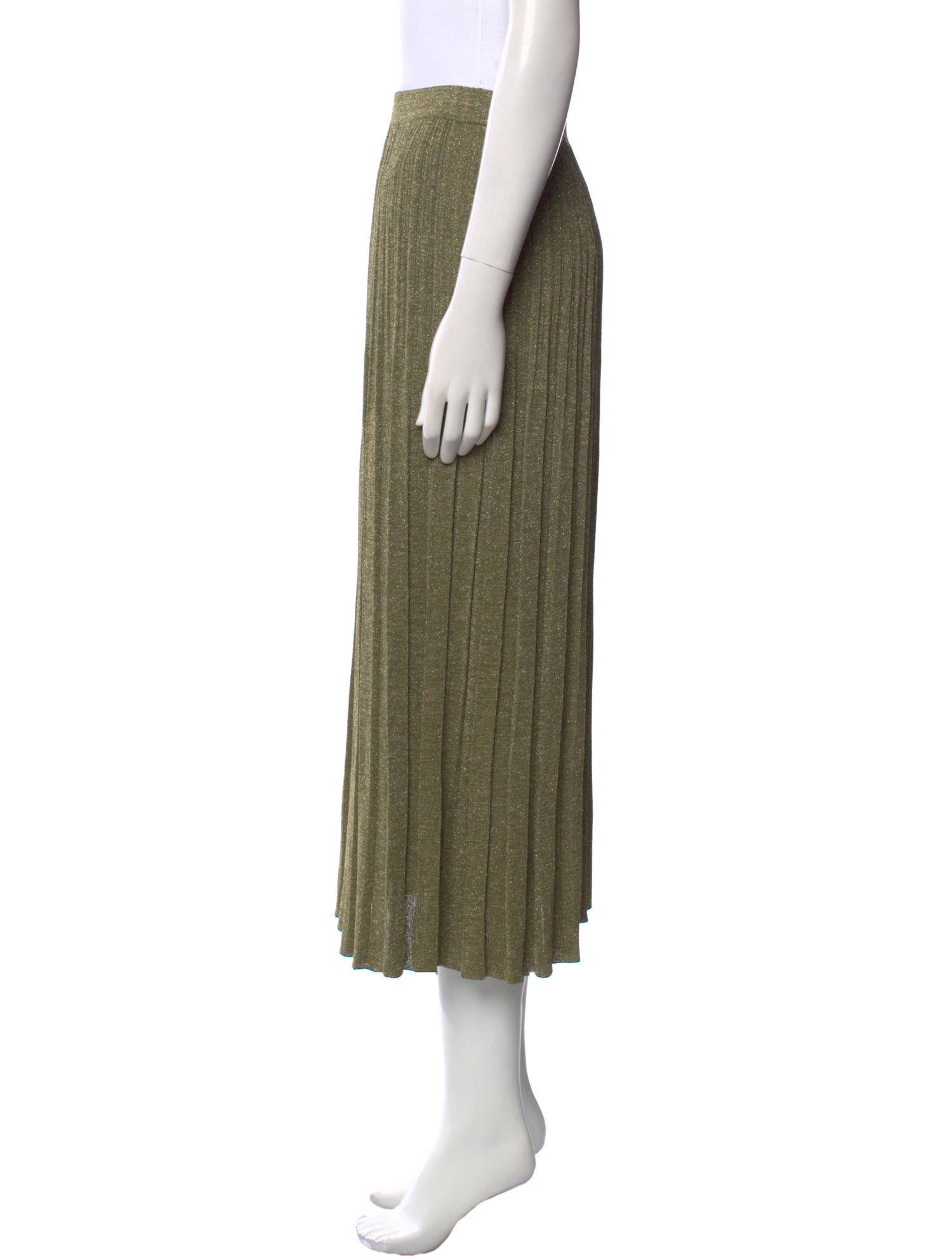 Zimmermann Pleated Accents Midi Length Skirt