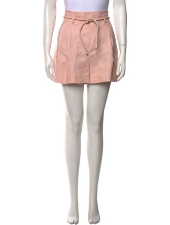 Zimmermann Linen Mini Shorts