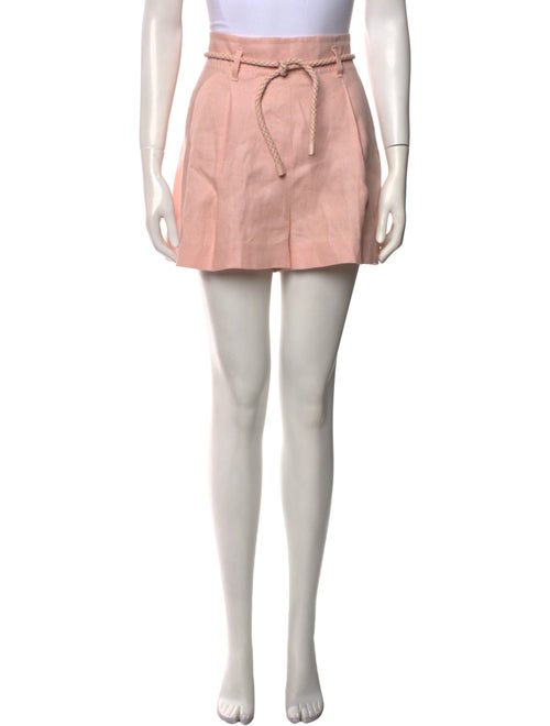 Zimmermann Linen Mini Shorts