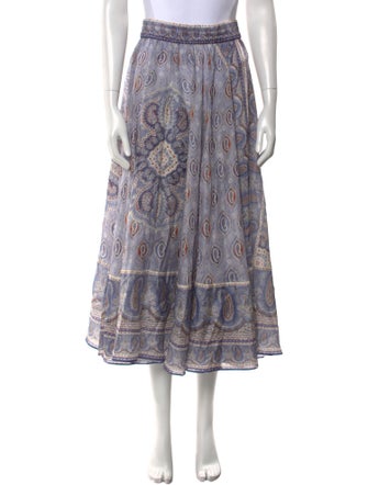 Zimmermann Silk Midi Length Skirt