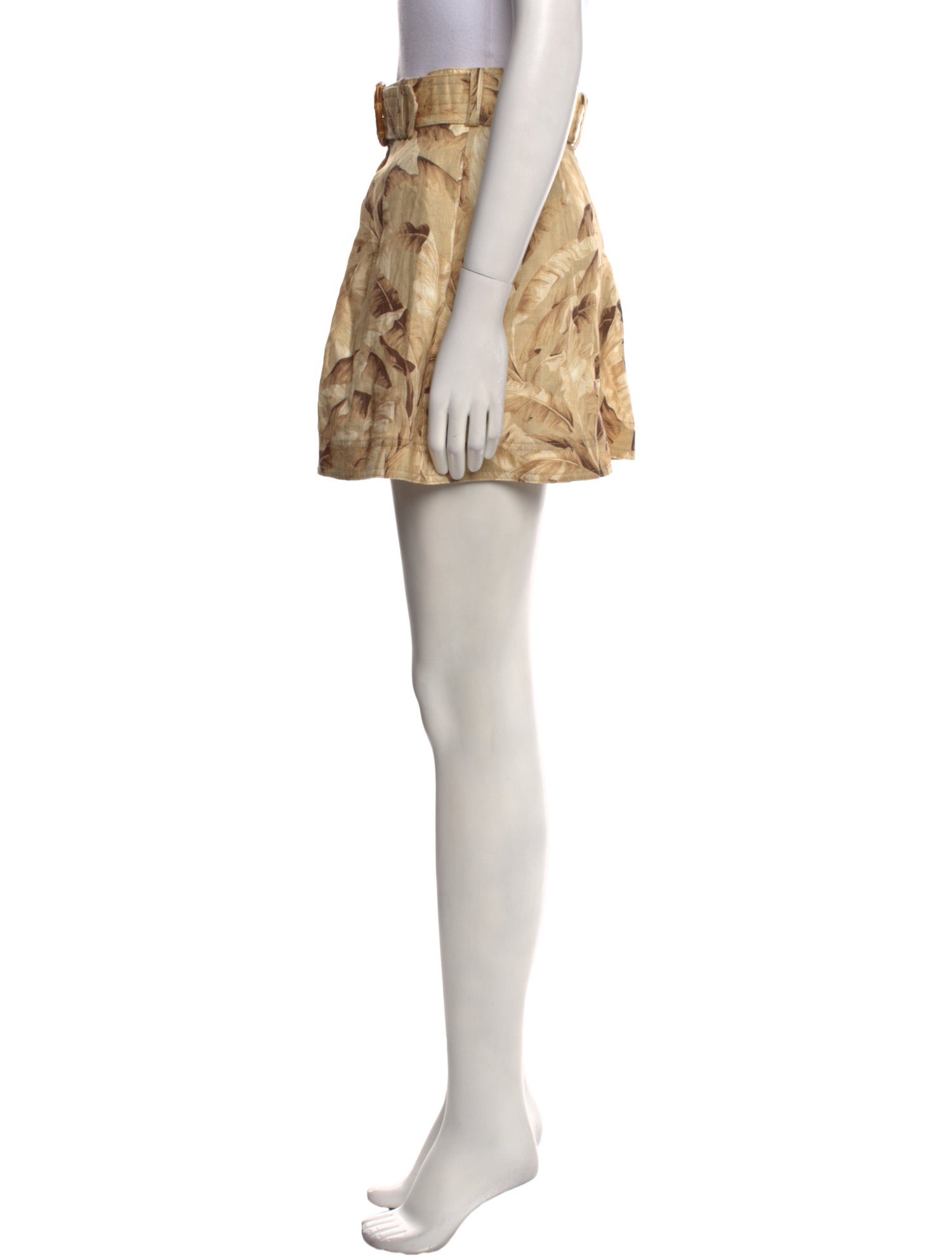 Zimmermann Linen Mini Shorts