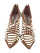 Zimmermann Leather Colorblock Pattern Pumps