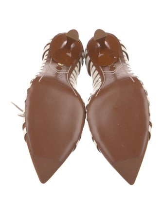 Zimmermann Leather Colorblock Pattern Pumps