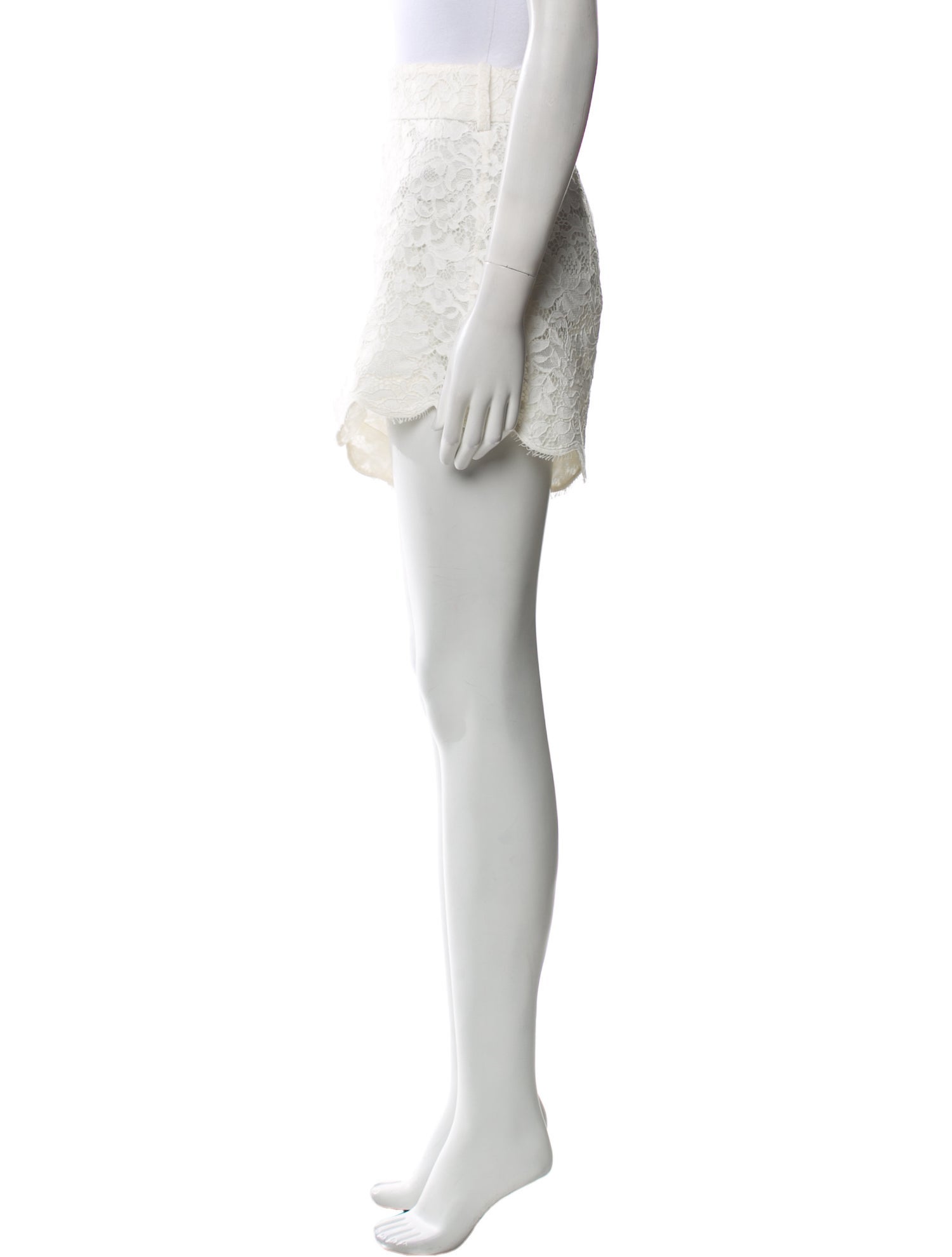 Zimmermann Lace Mini Shorts