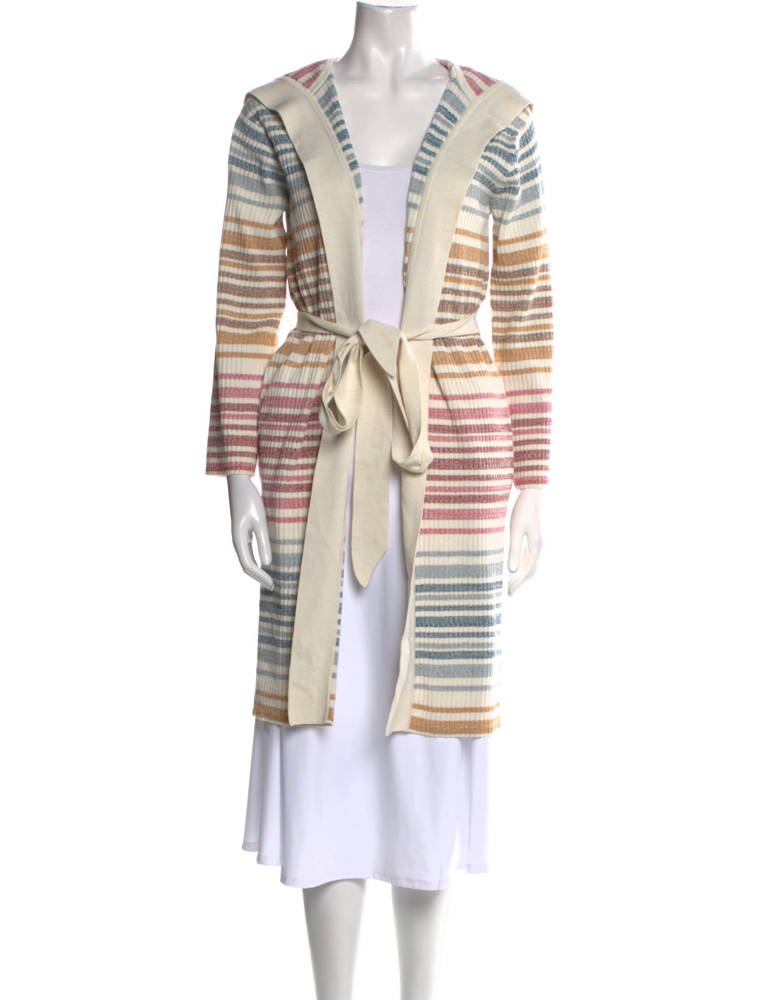 Zimmermann Striped Open Front Sweater w/ Tags