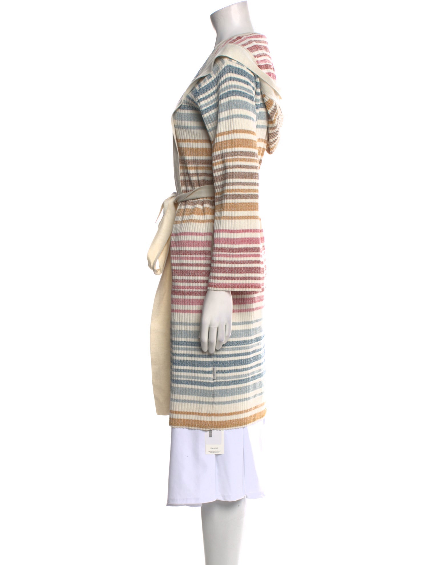 Zimmermann Striped Open Front Sweater w/ Tags
