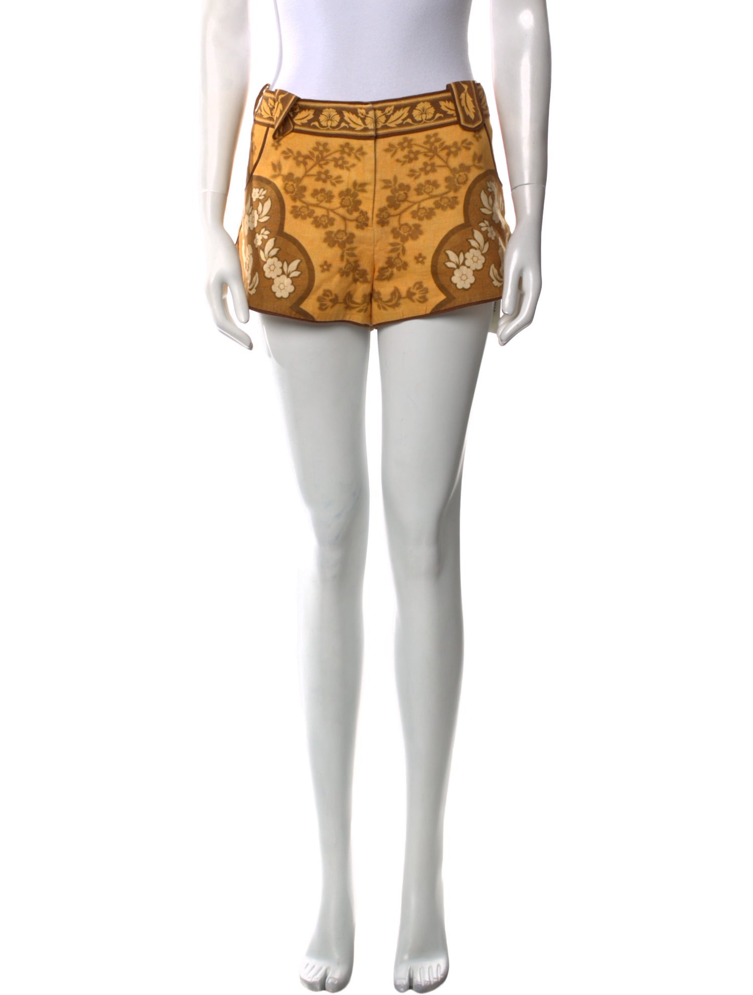 Zimmermann Linen Mini Shorts