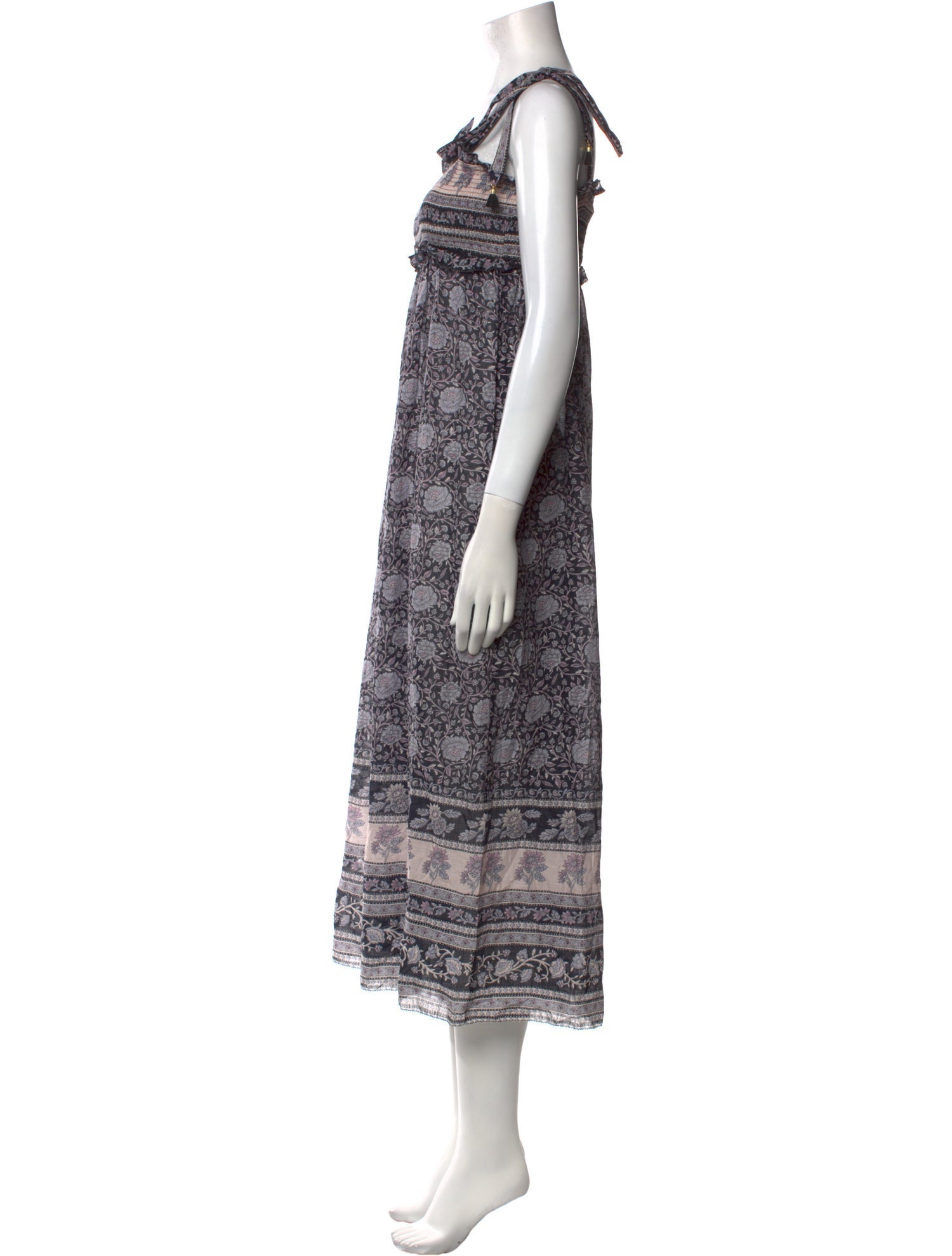 Zimmermann Floral Print Square Neckline Jumpsuit w/ Tags