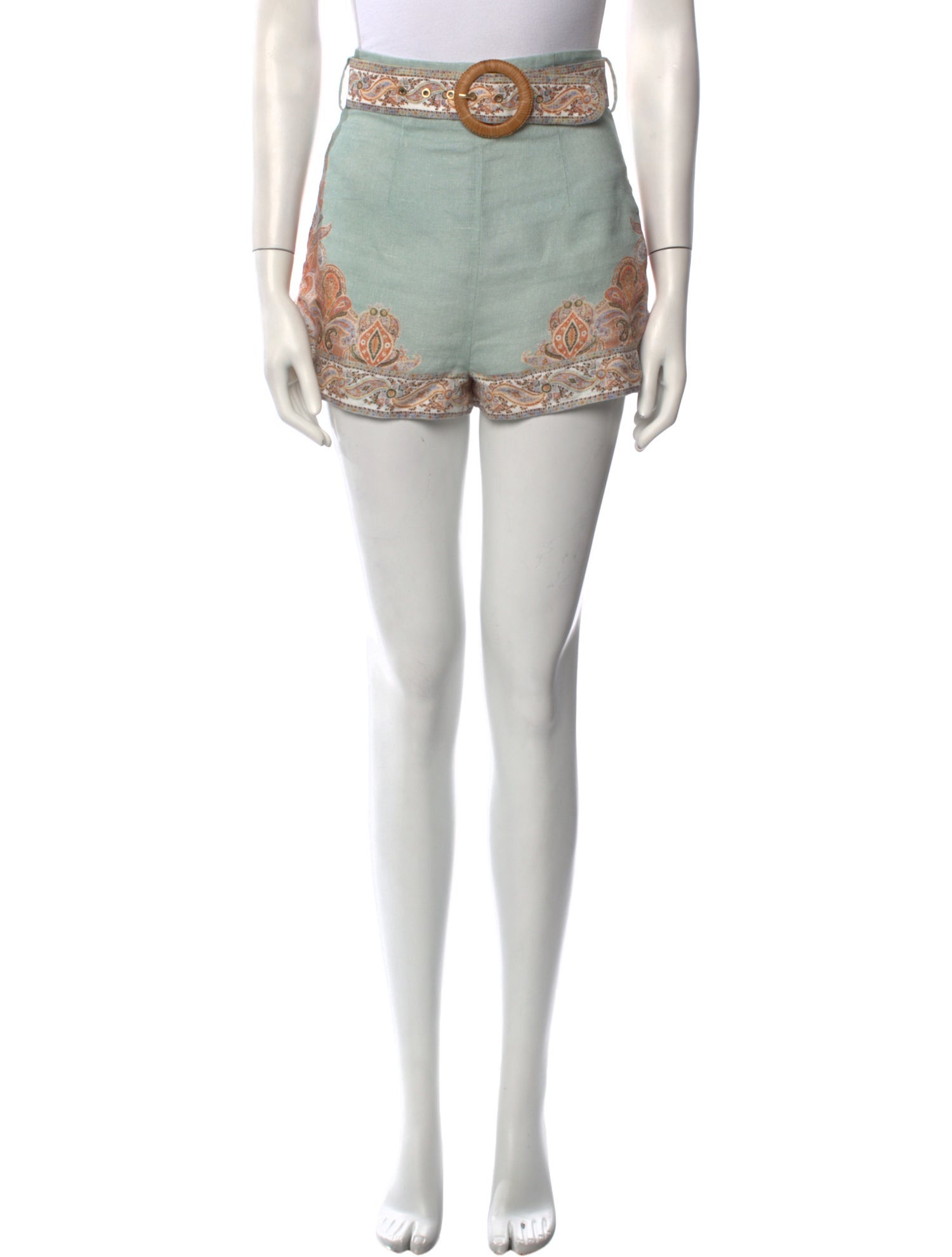 Zimmermann Linen Mini Shorts