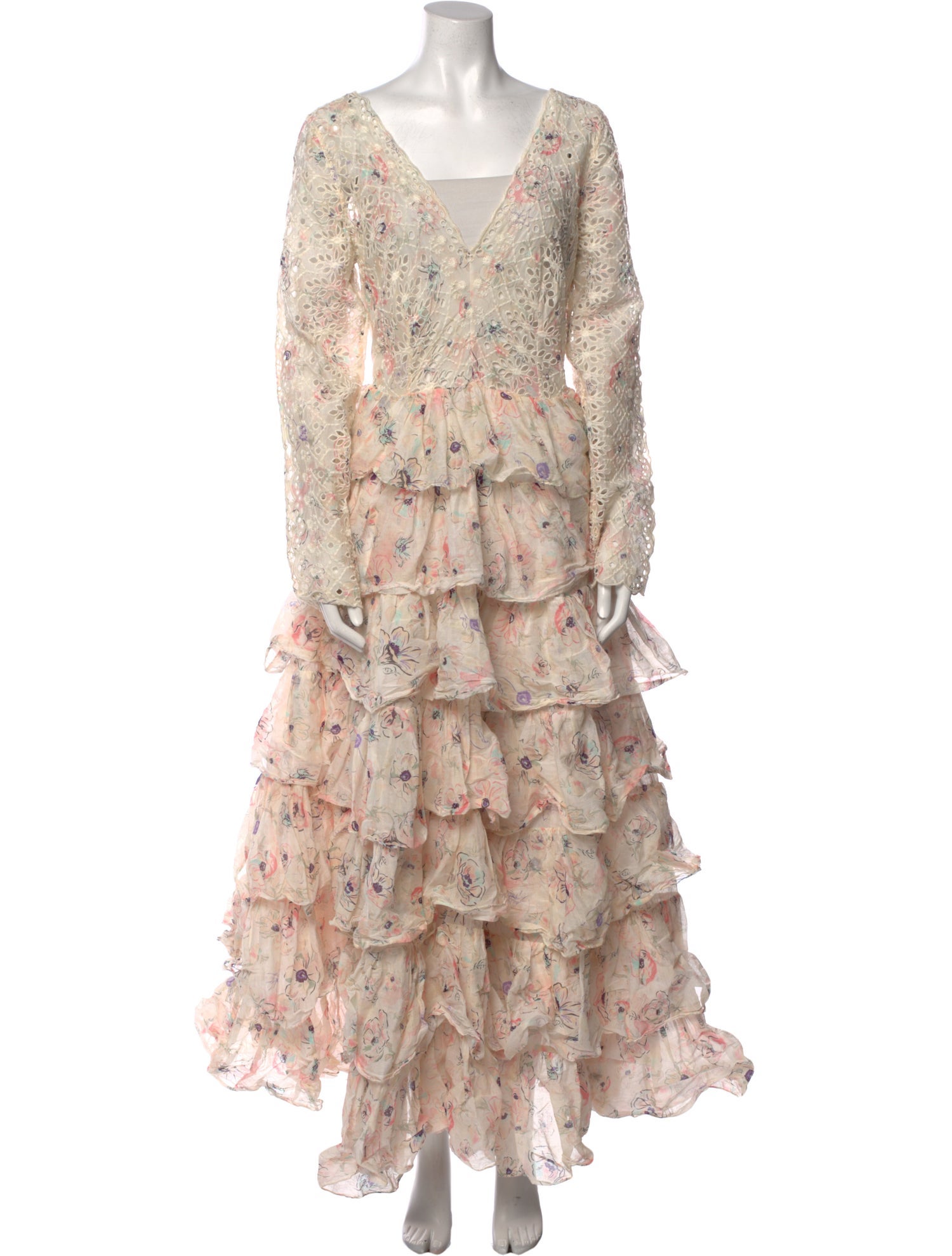 Zimmermann Floral Print Long Dress w/ Tags