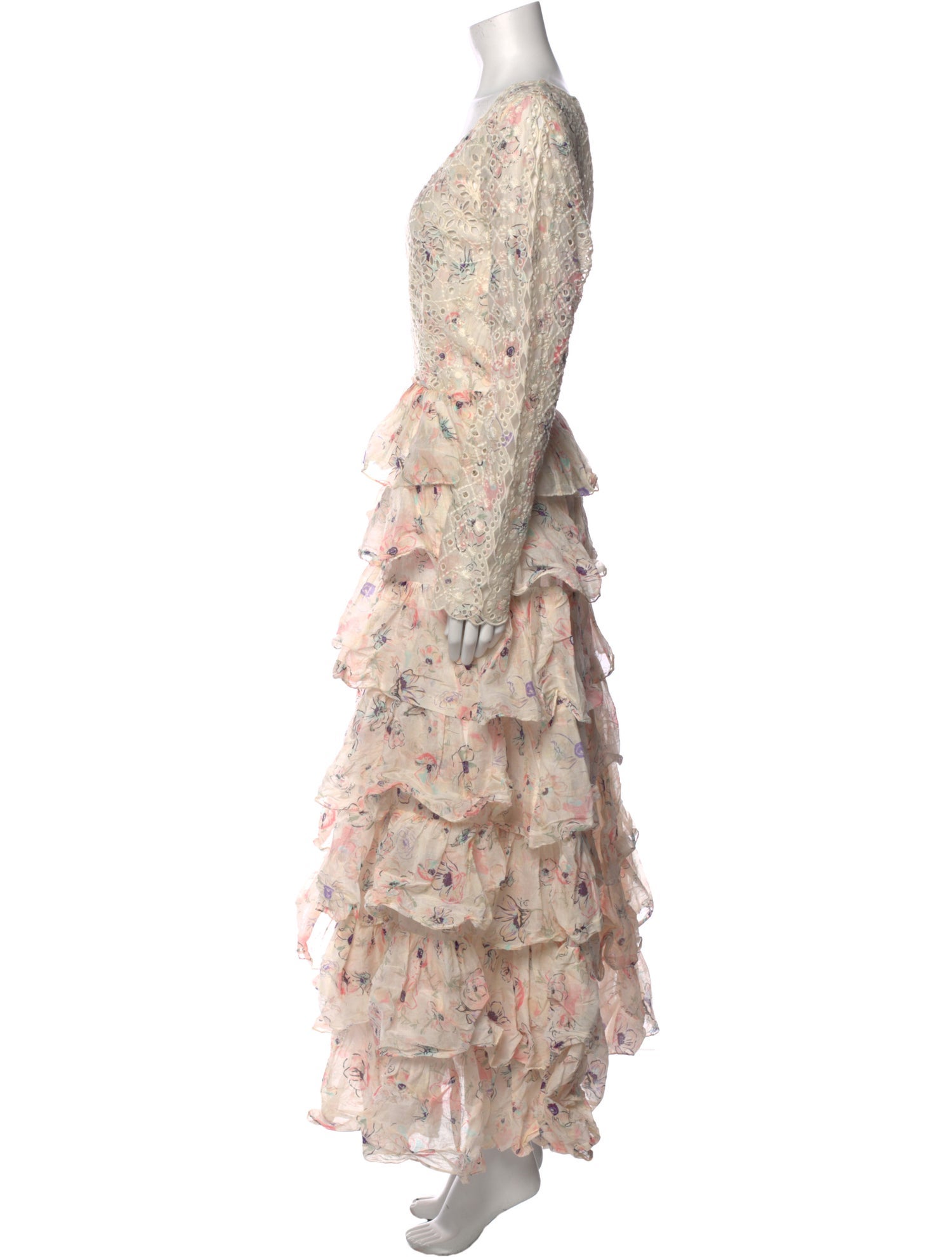 Zimmermann Floral Print Long Dress w/ Tags