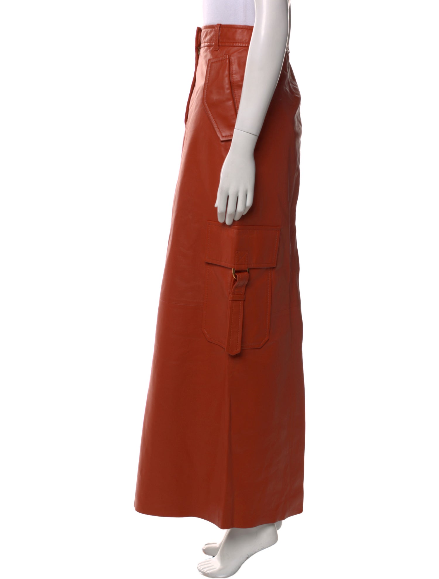 Zimmermann Leather Long Skirt