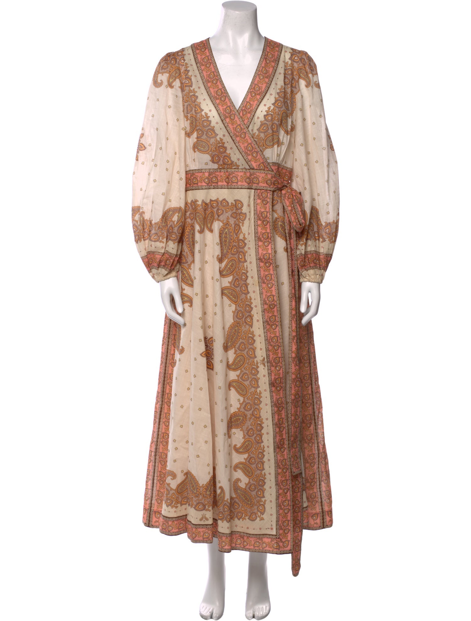 Zimmermann Paisley Print Long Dress