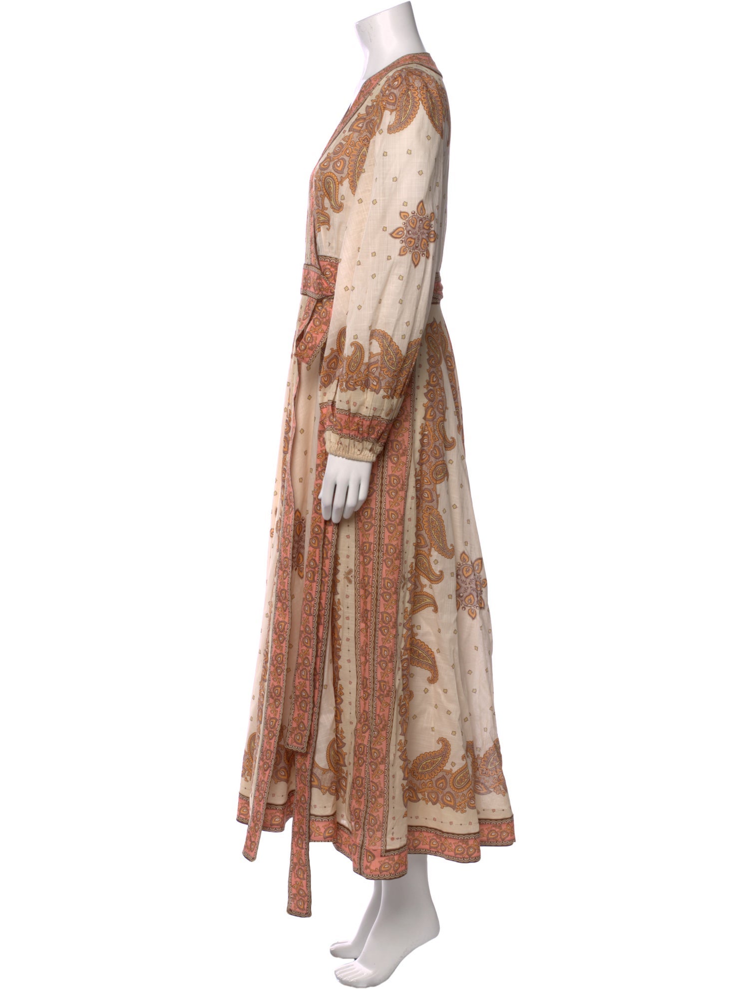 Zimmermann Paisley Print Long Dress