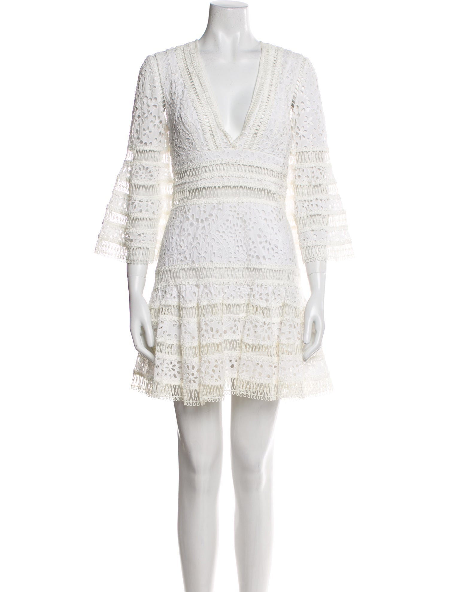 Zimmermann V-Neck Mini Dress