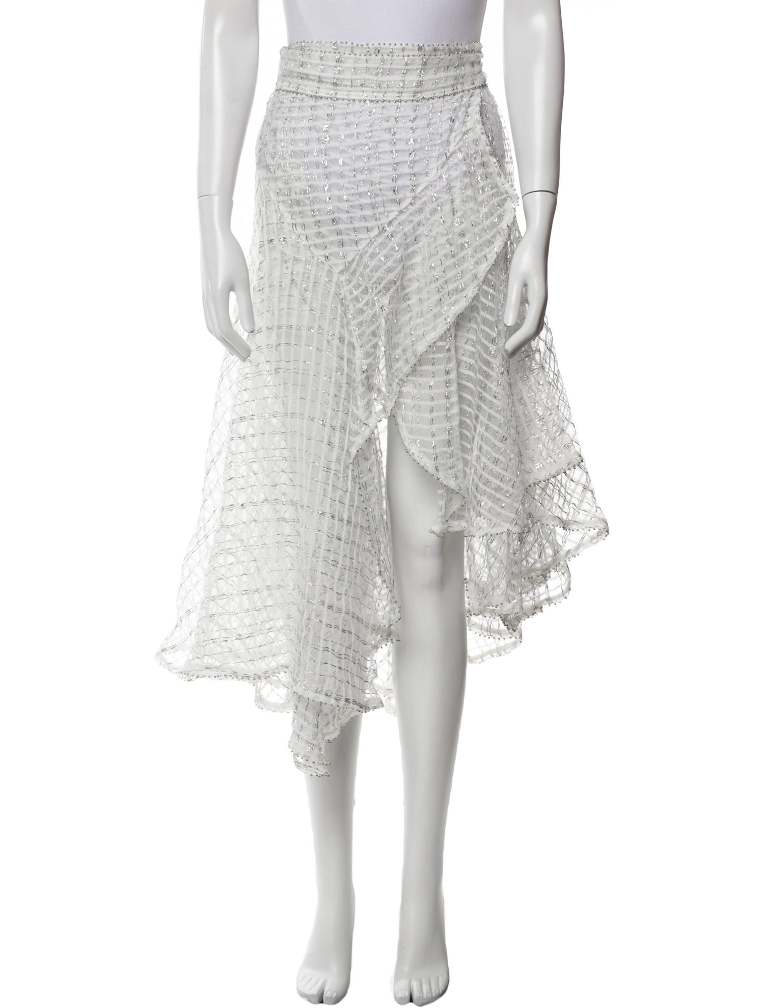 Zimmermann Lace Pattern Midi Length Skirt