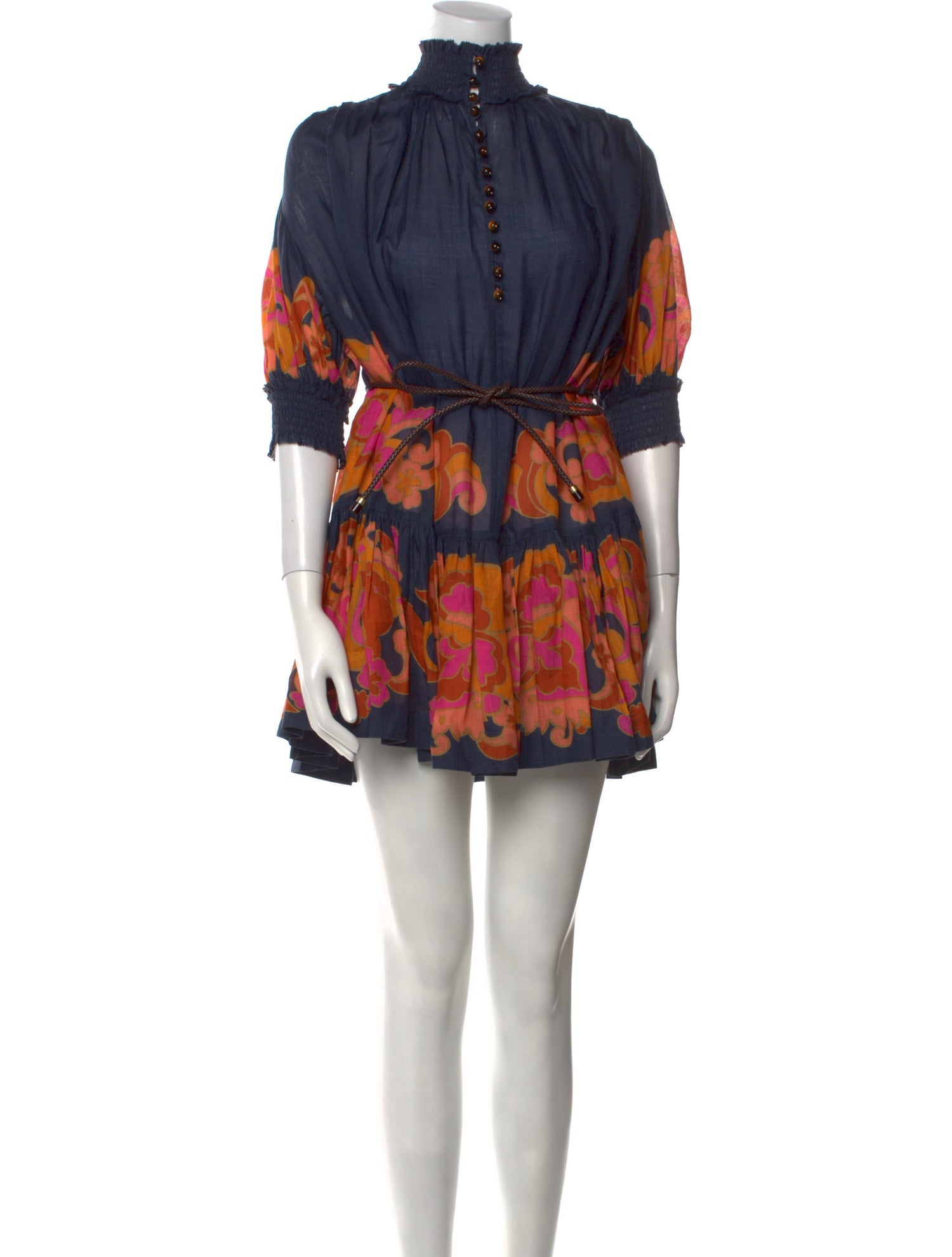 Zimmermann Printed Mini Dress w/ Tags