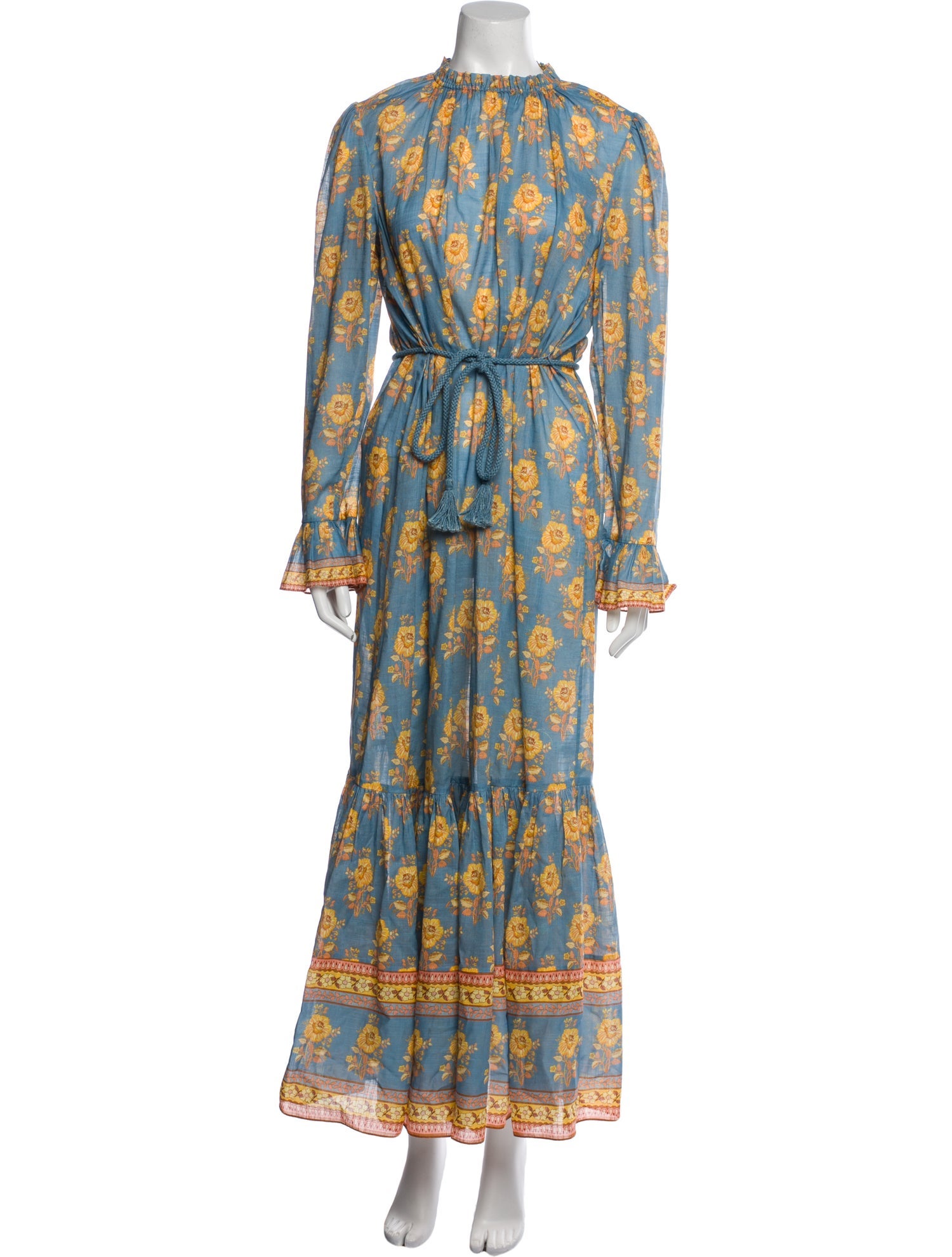 Zimmermann Floral Print Long Dress