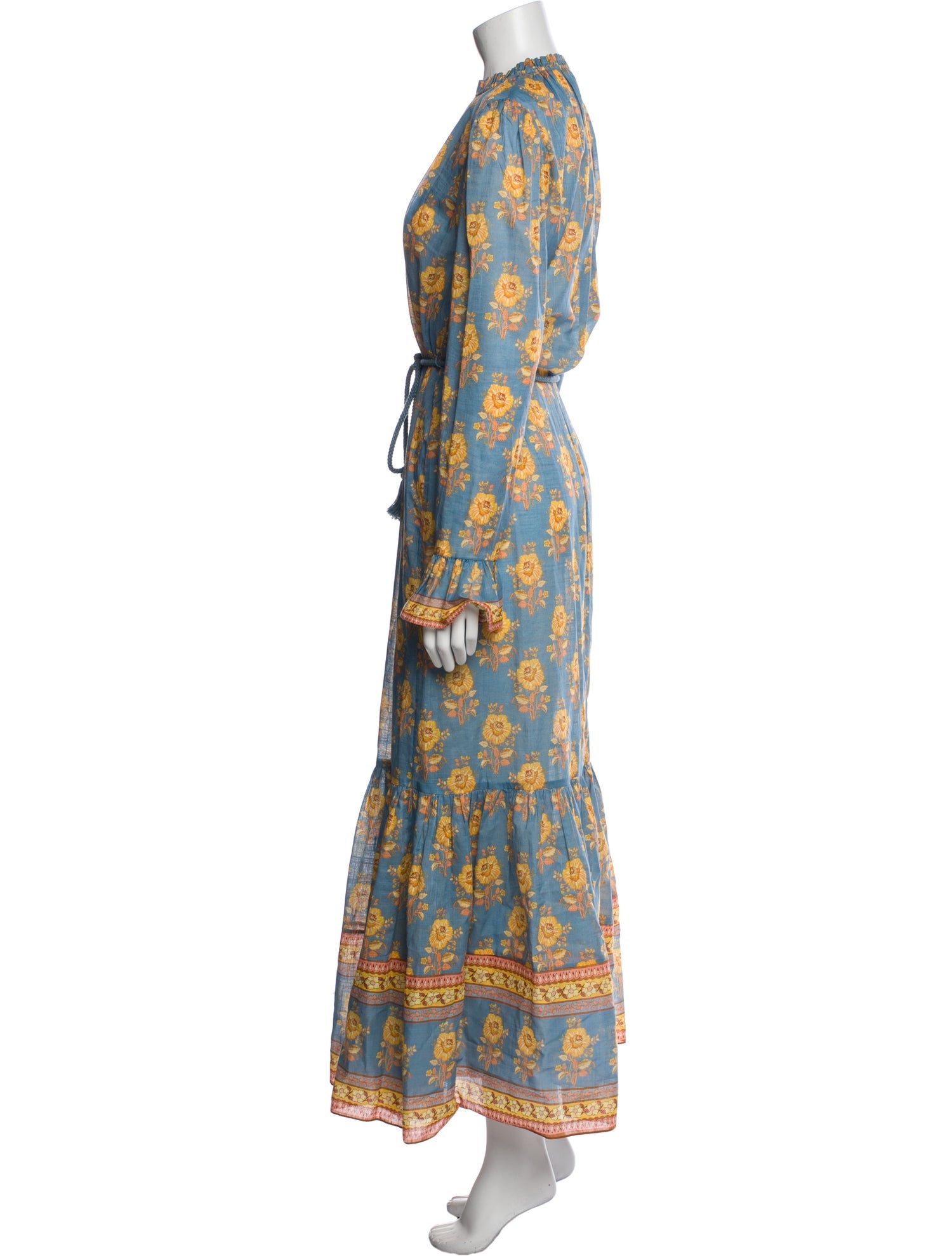 Zimmermann Floral Print Long Dress