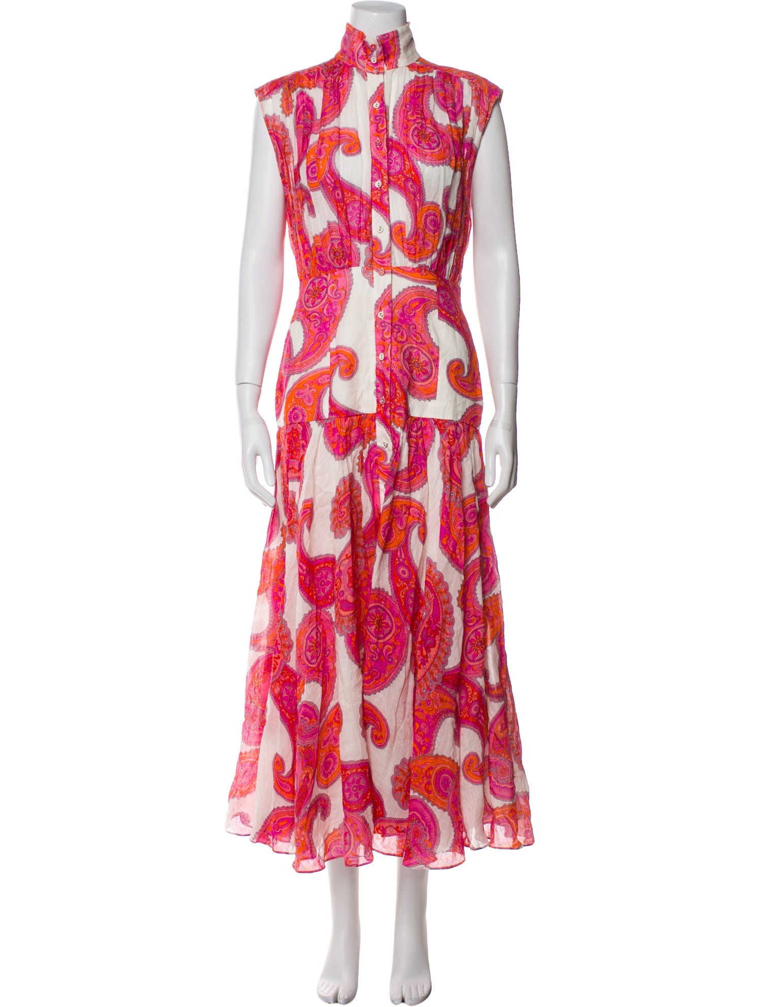 Zimmermann Paisley Print Long Dress