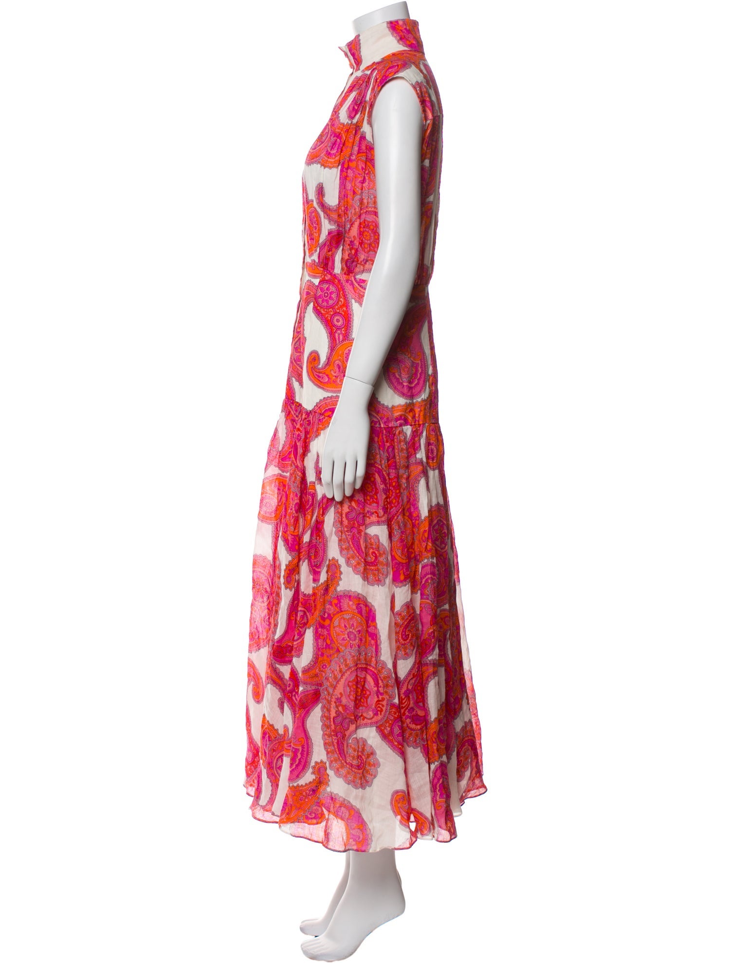 Zimmermann Paisley Print Long Dress