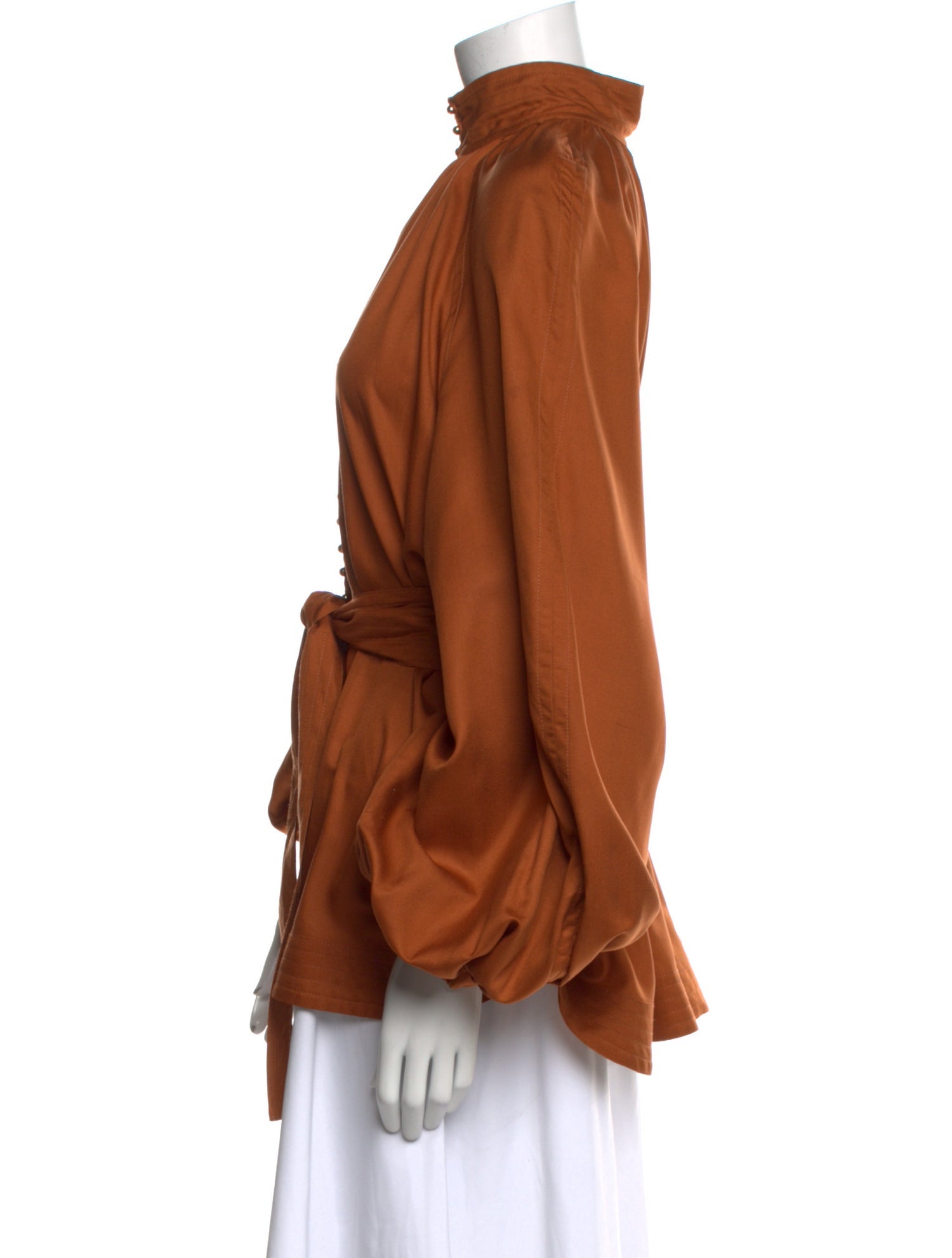 Zimmermann Silk Mock Neck Blouse