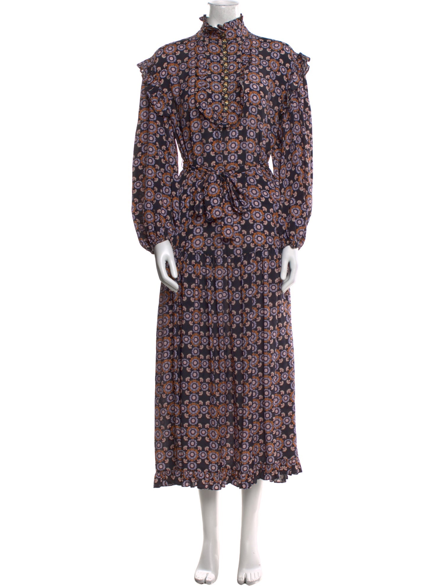 Zimmermann Floral Print Long Dress