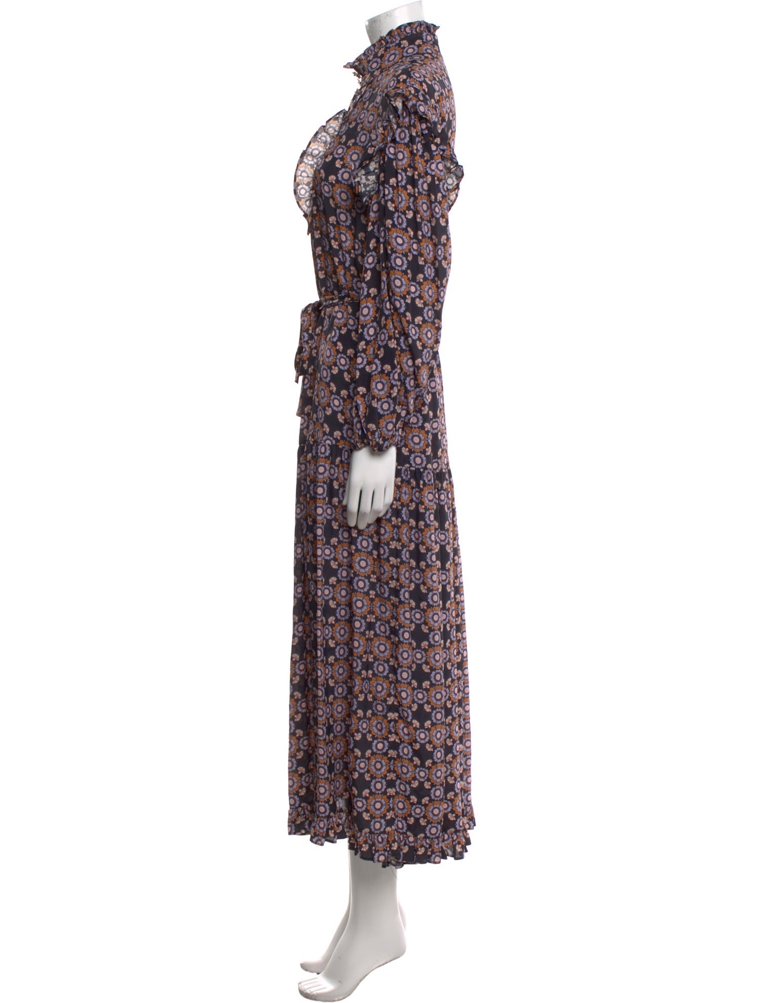 Zimmermann Floral Print Long Dress