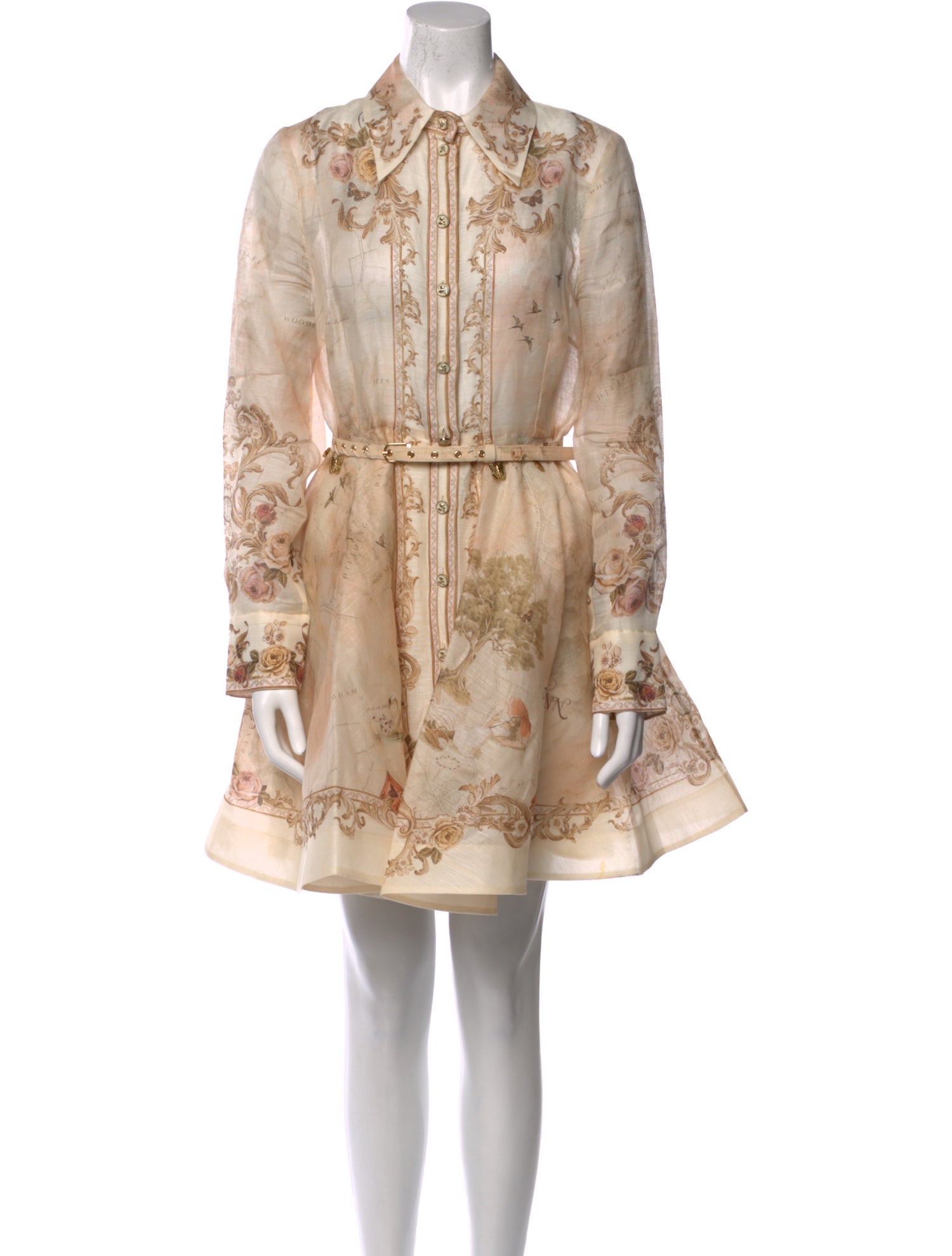 Zimmermann Linen Knee-Length Dress