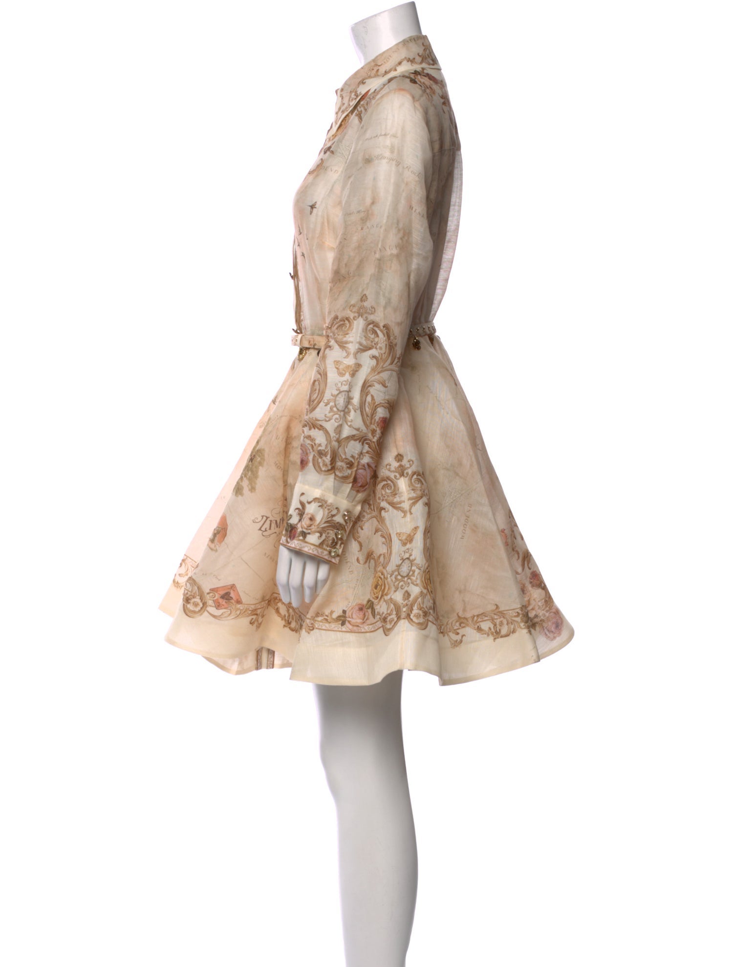 Zimmermann Linen Knee-Length Dress