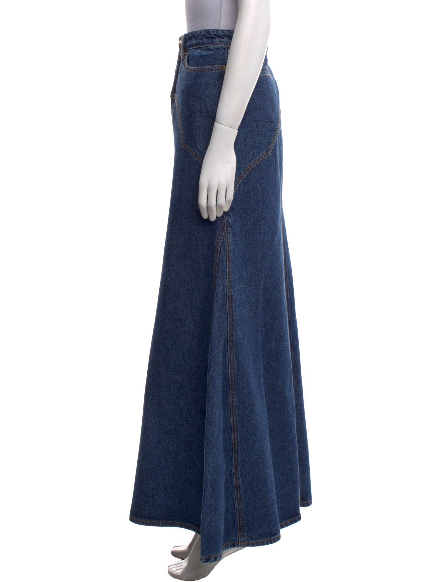 Zimmermann Embroidered Accent Long Skirt