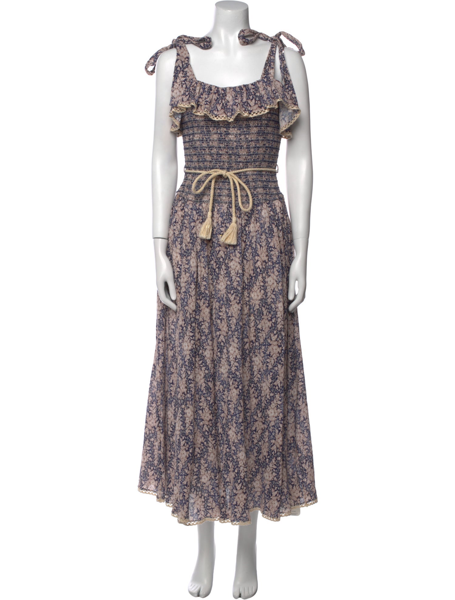 Zimmermann Floral Print Long Dress