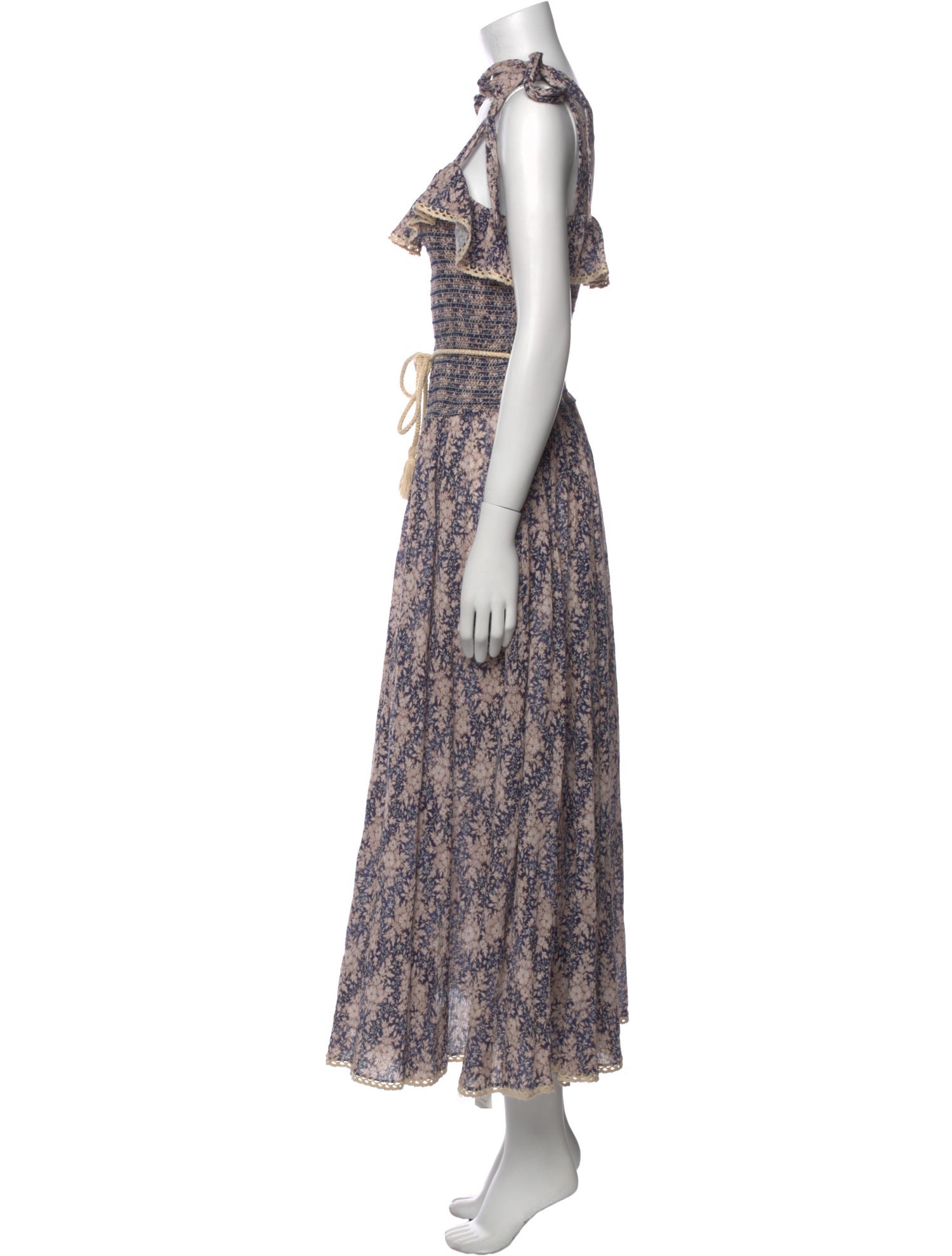 Zimmermann Floral Print Long Dress
