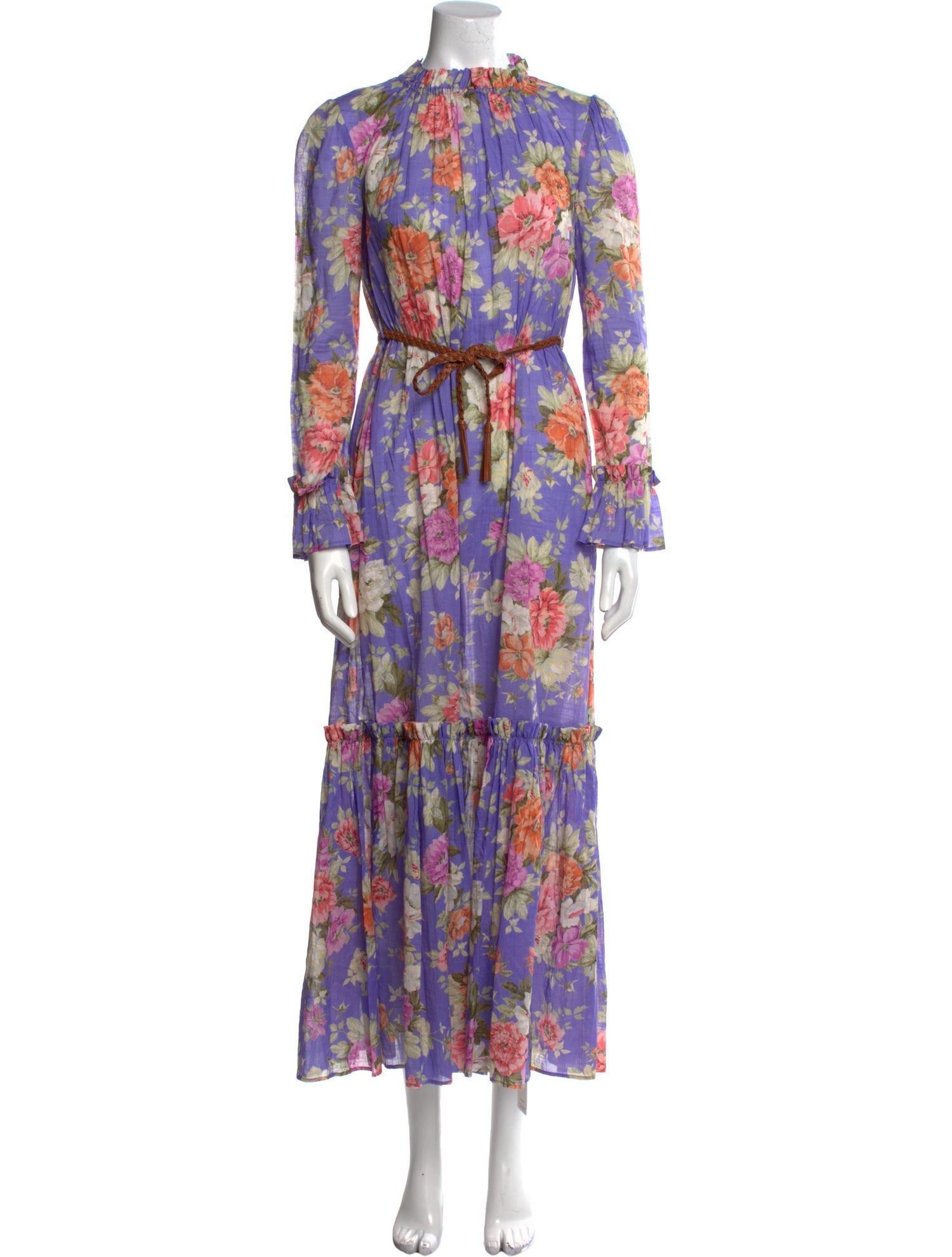 Zimmermann Floral Print Long Dress
