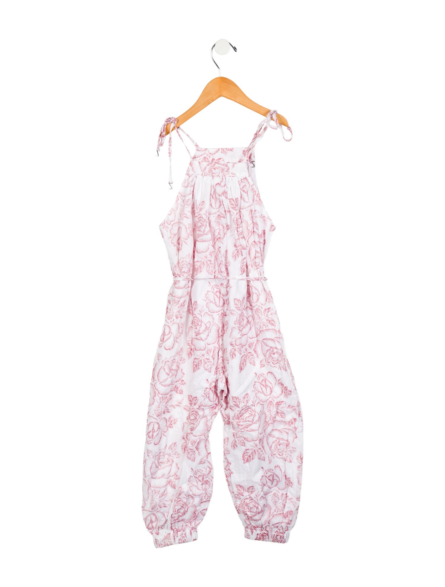 Zimmermann Girls' Floral Print Jumpsuit