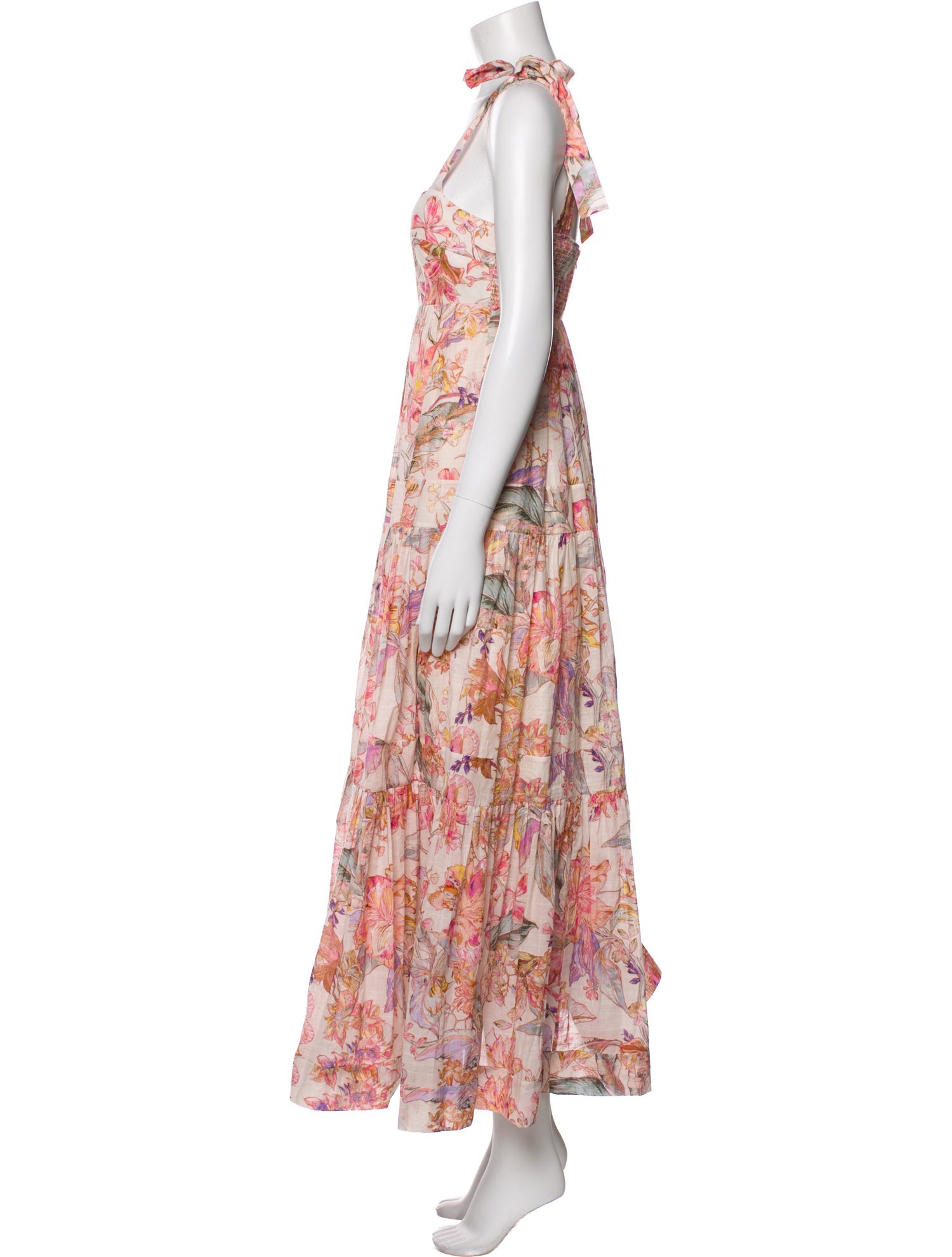 Zimmermann Floral Print Long Dress
