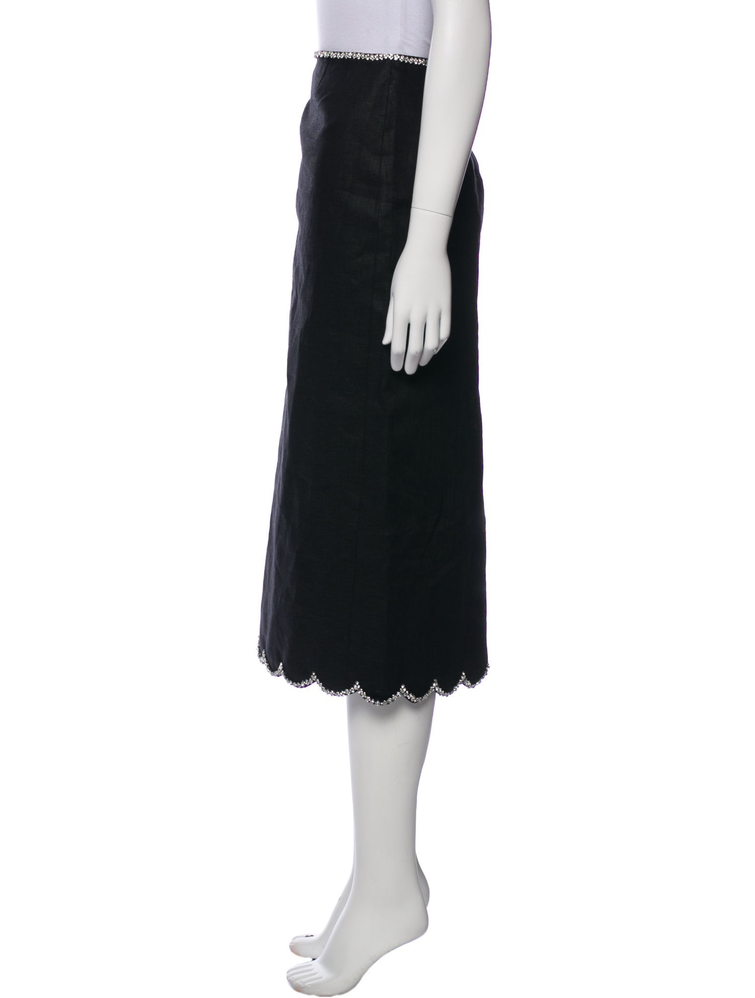 Zimmermann Linen Midi Length Skirt w/ Tags