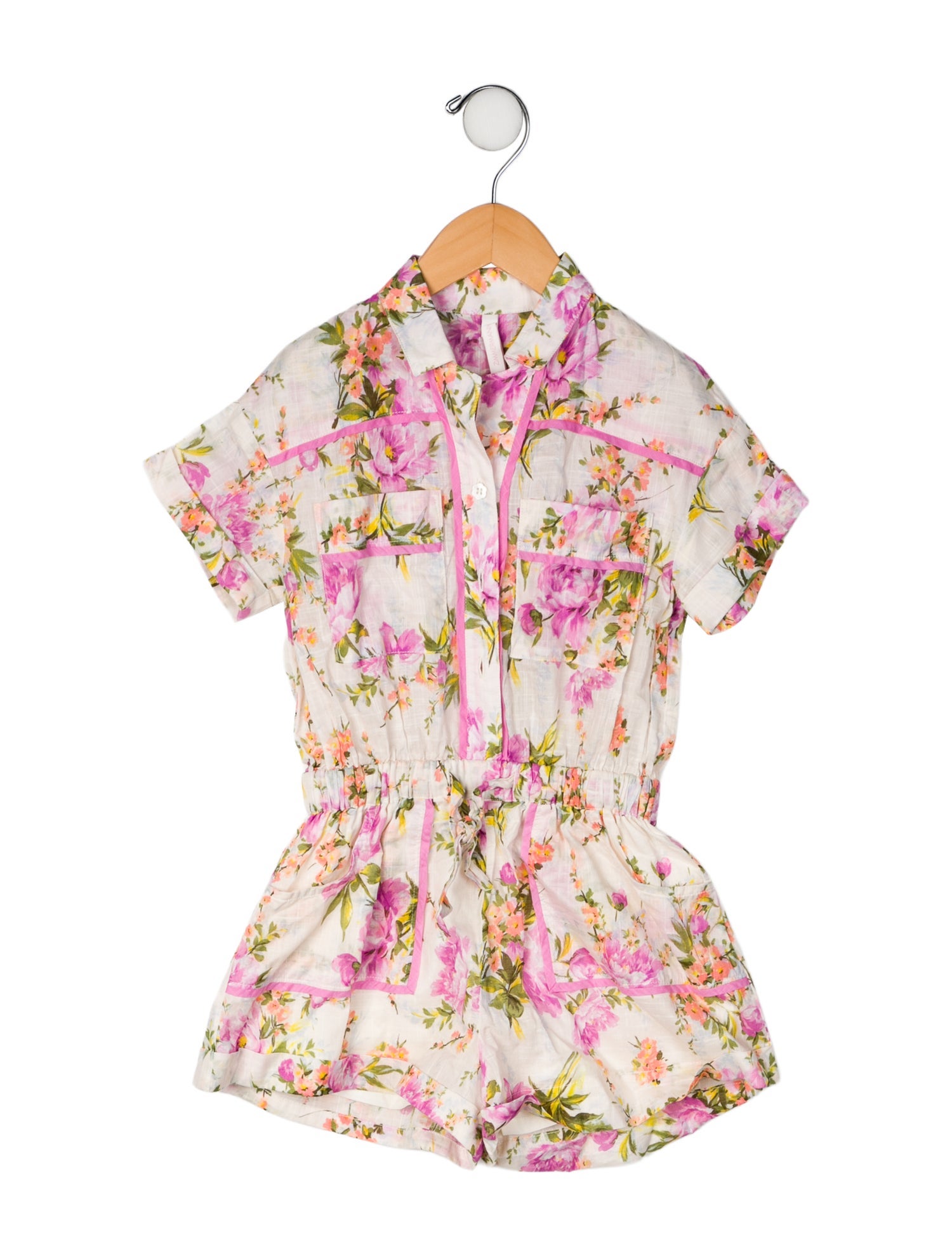 Zimmermann Floral Print Romper