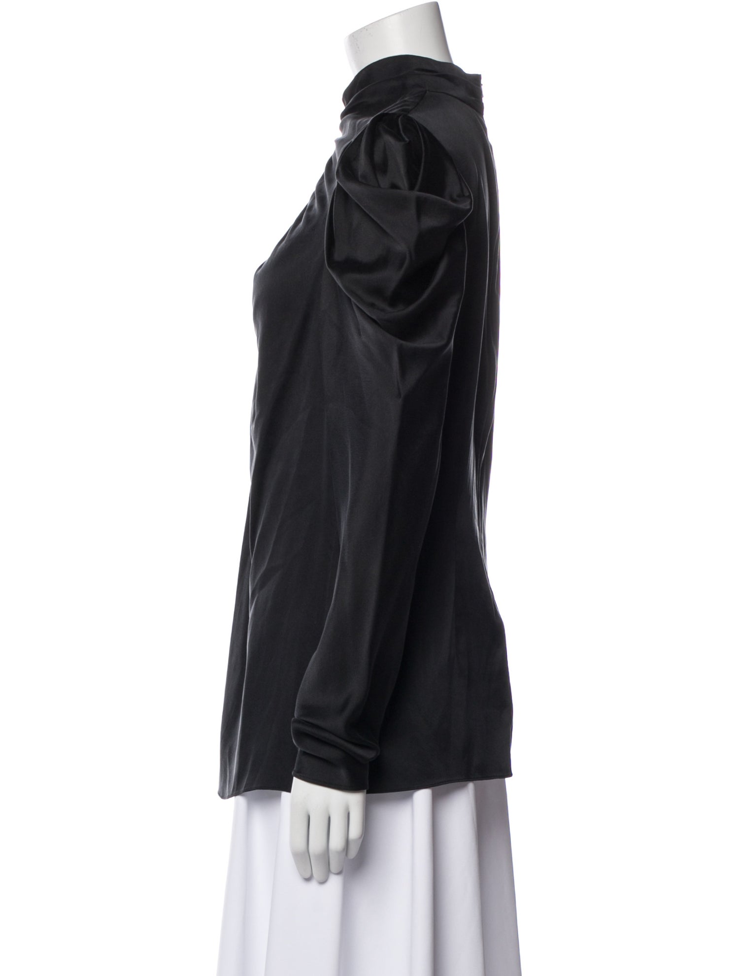 Zimmermann Silk Mock Neck Blouse