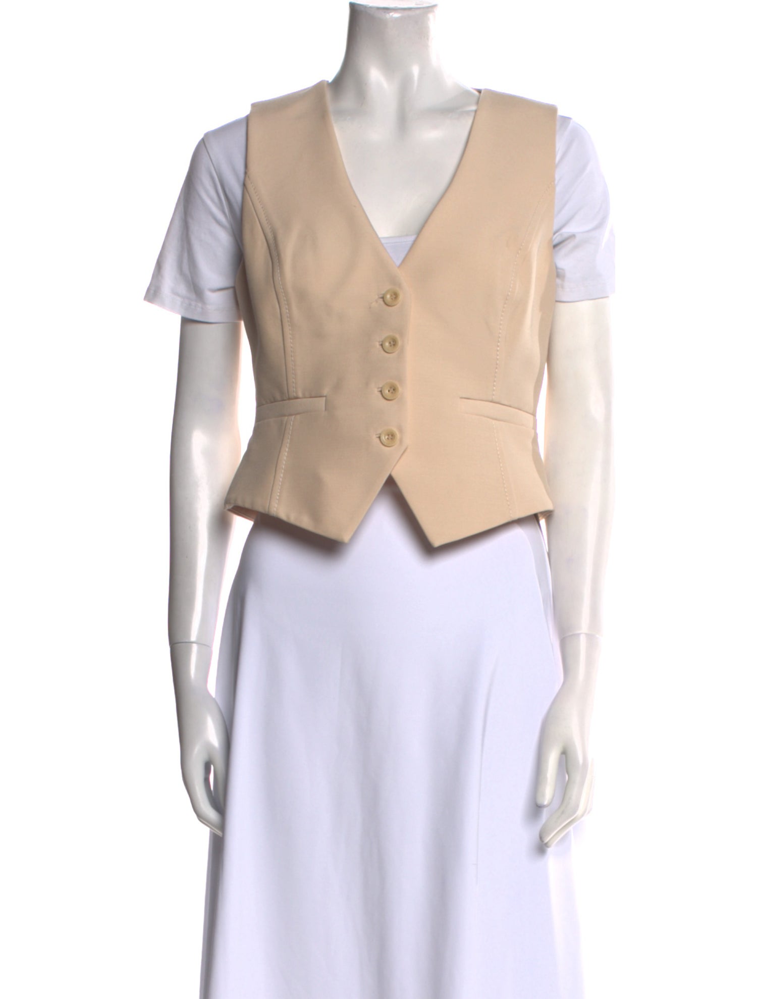 Zimmermann Wool V-Neck Crop Top