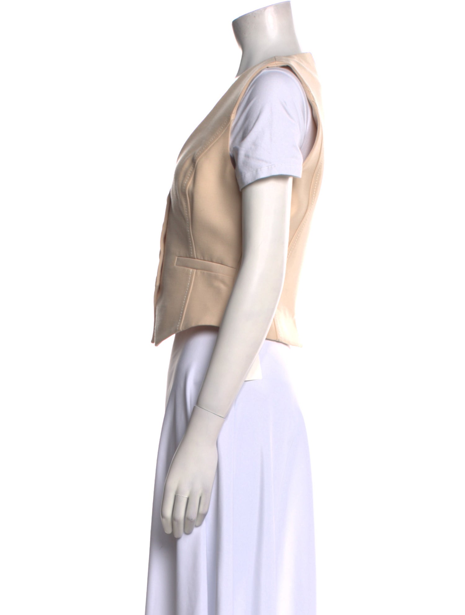 Zimmermann Wool V-Neck Crop Top