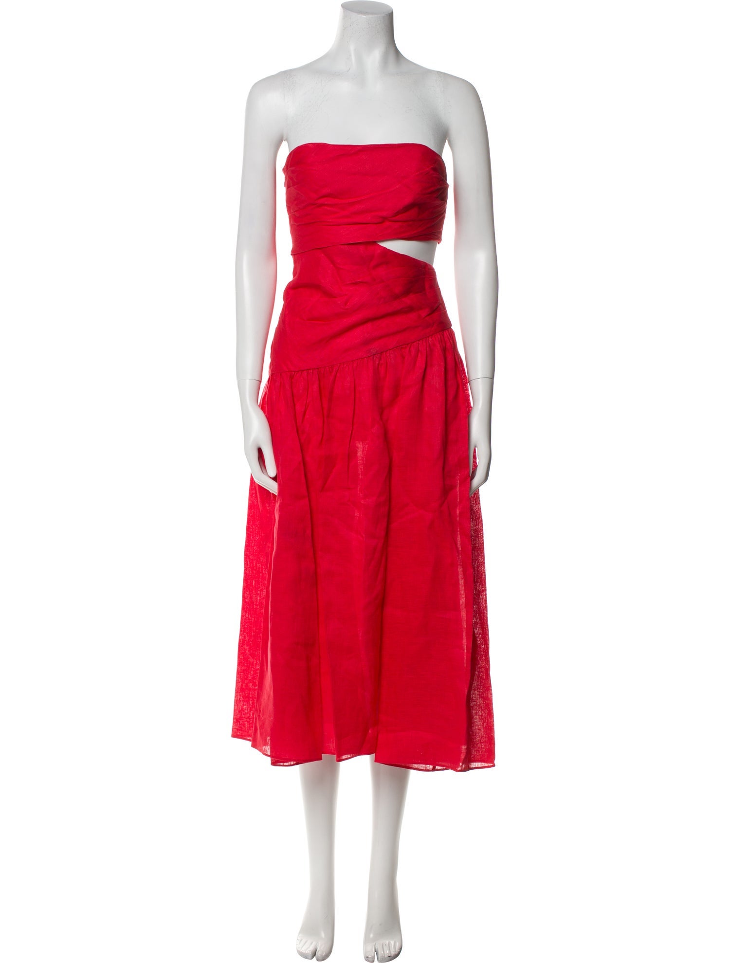 Zimmermann Linen Knee-Length Dress