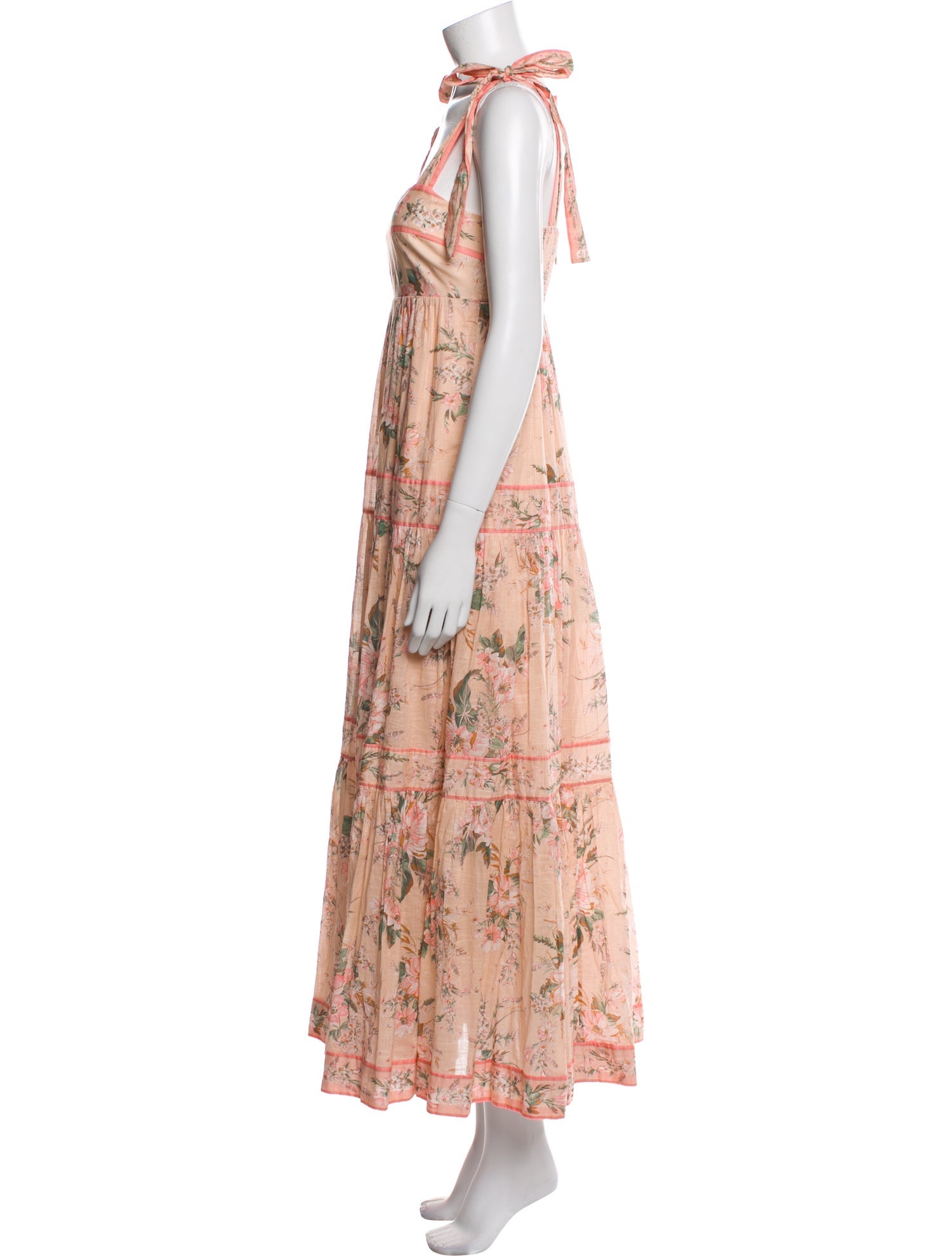 Zimmermann Floral Print Long Dress