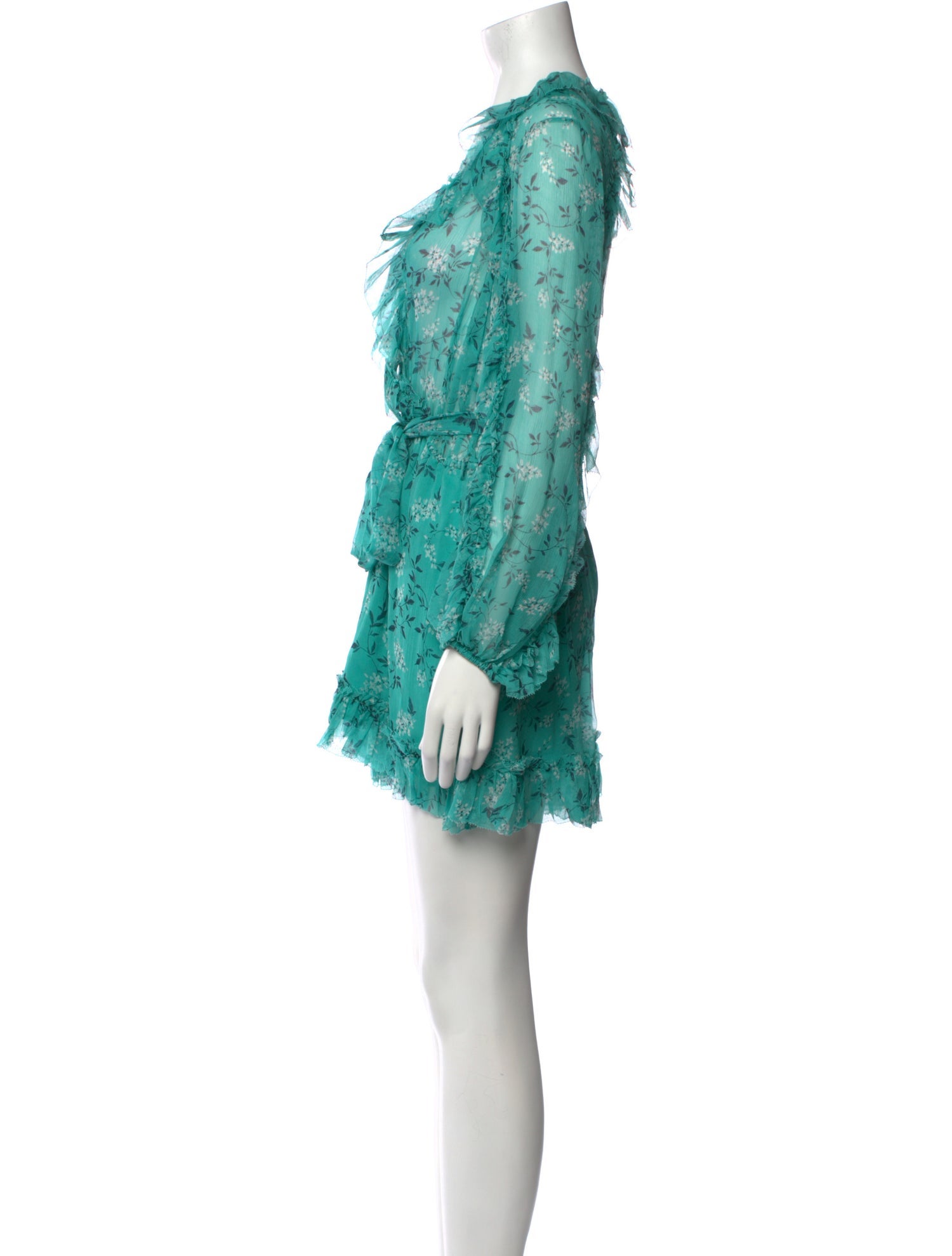 Zimmermann Silk Floral Print Romper