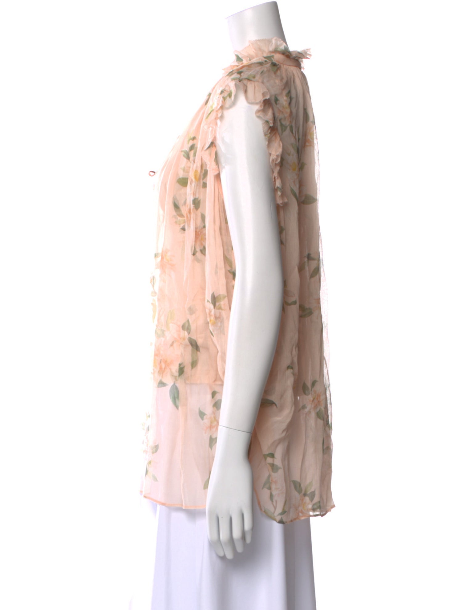 Zimmermann Silk Floral Print Blouse