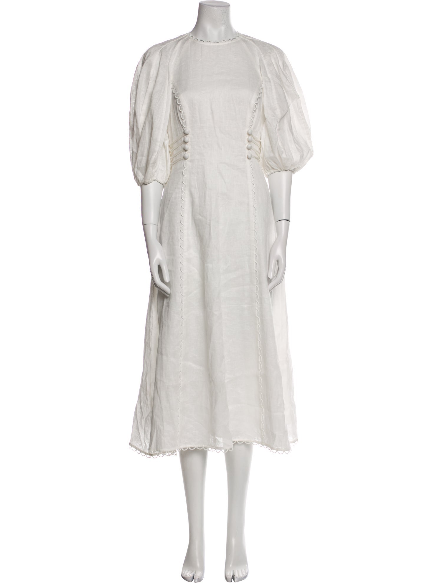 Zimmermann Linen Midi Length Dress