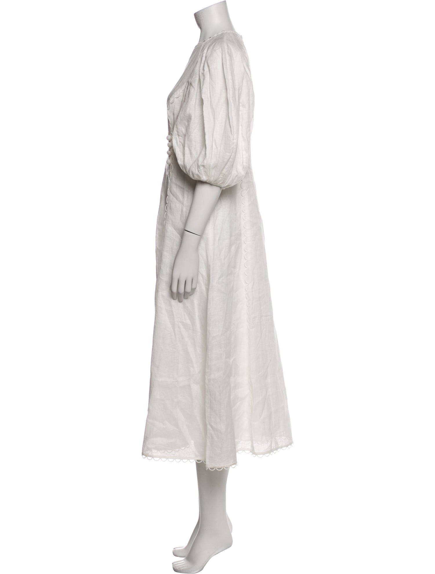 Zimmermann Linen Midi Length Dress