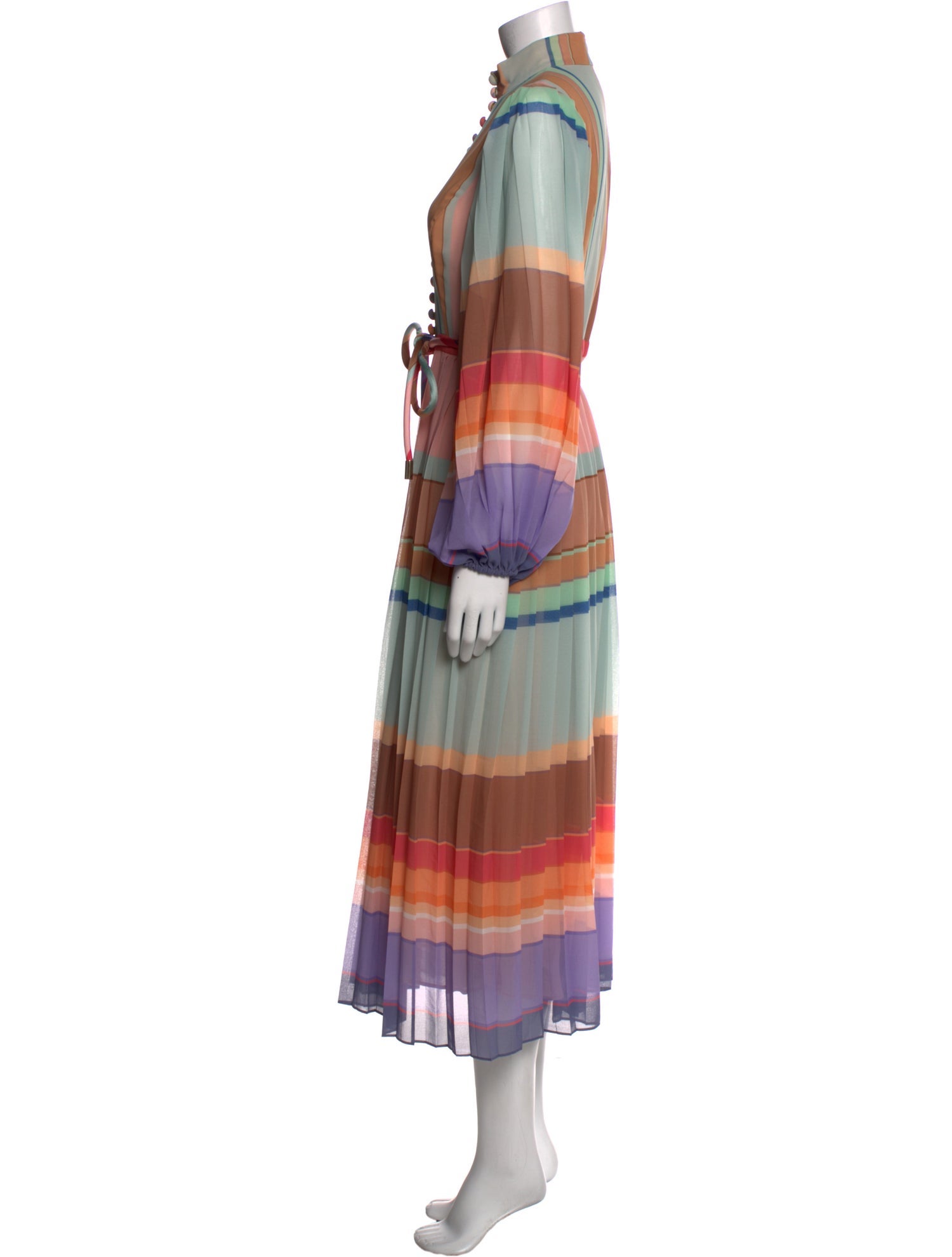 Zimmermann Striped Long Dress